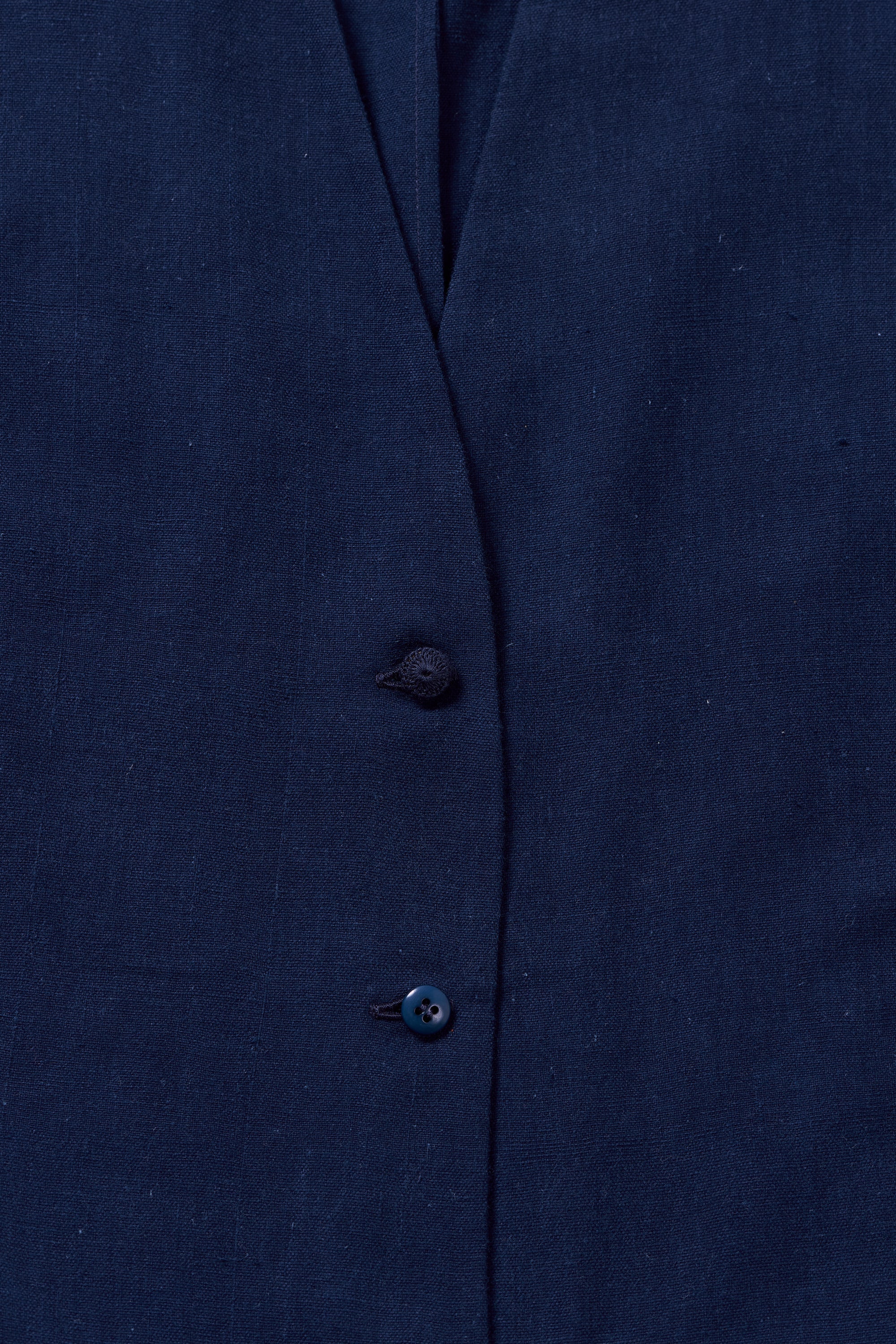 Button Down Tunic in Natural Indigo