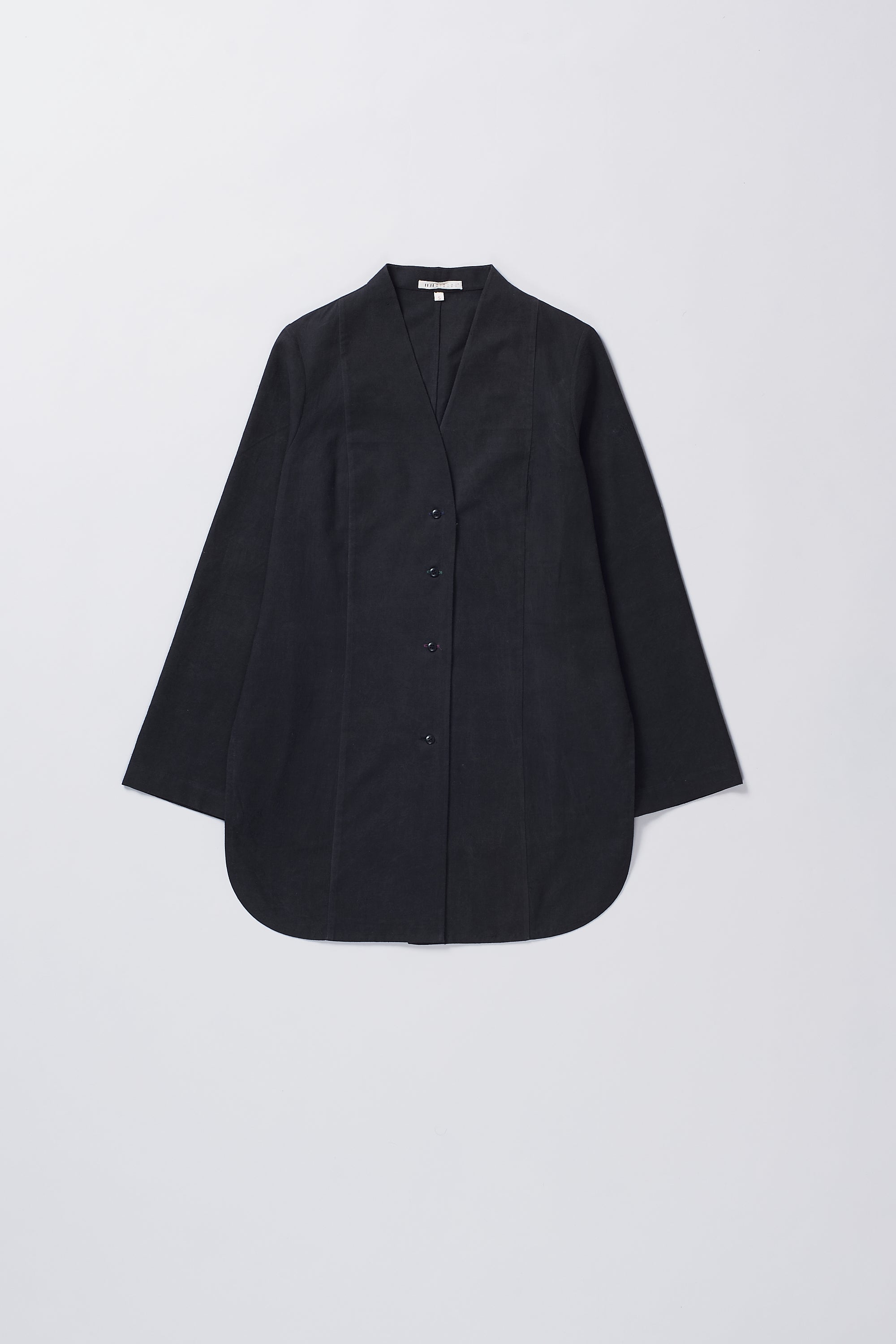 Black Button Down Tunic