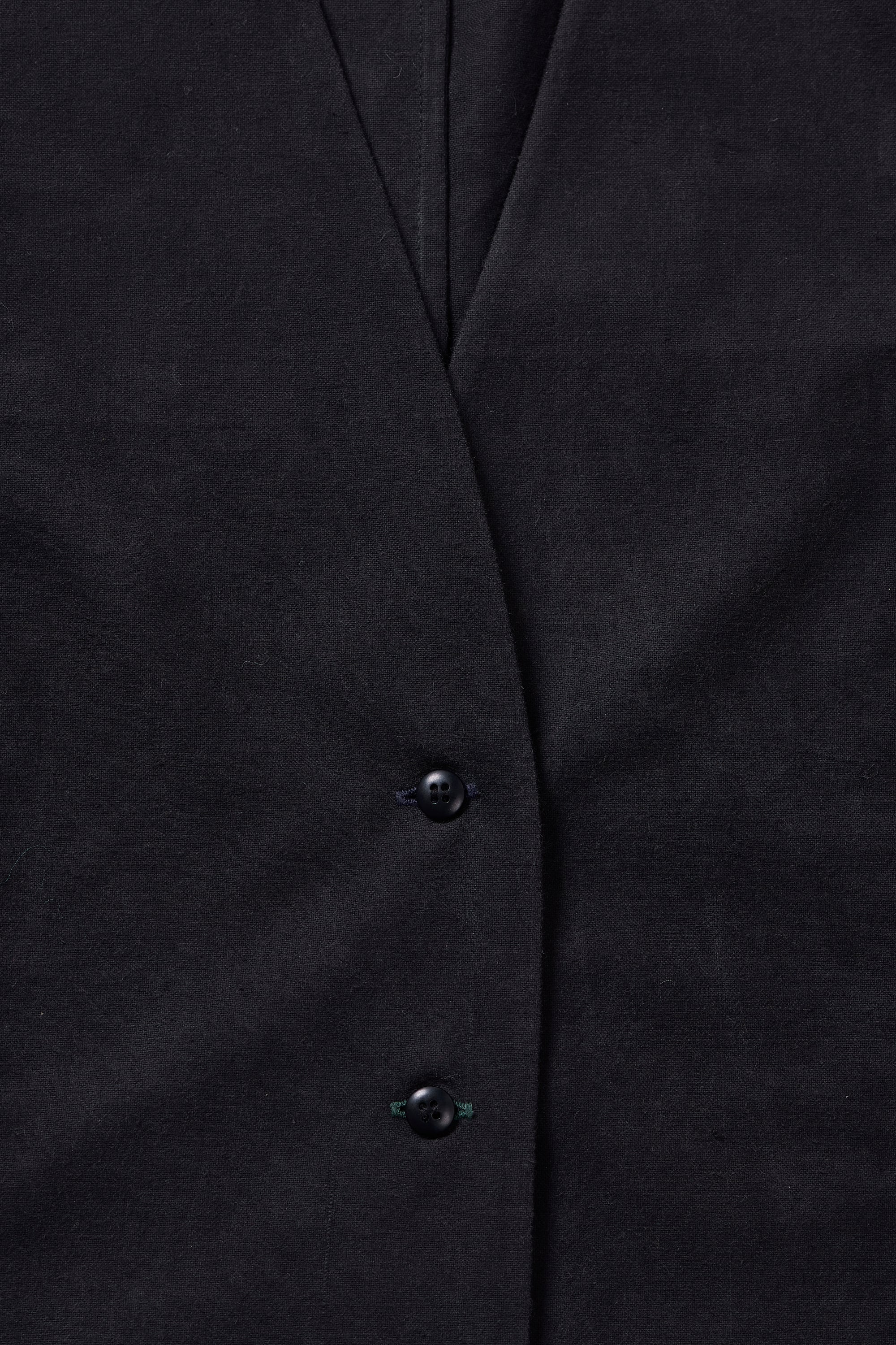 Black Button Down Tunic