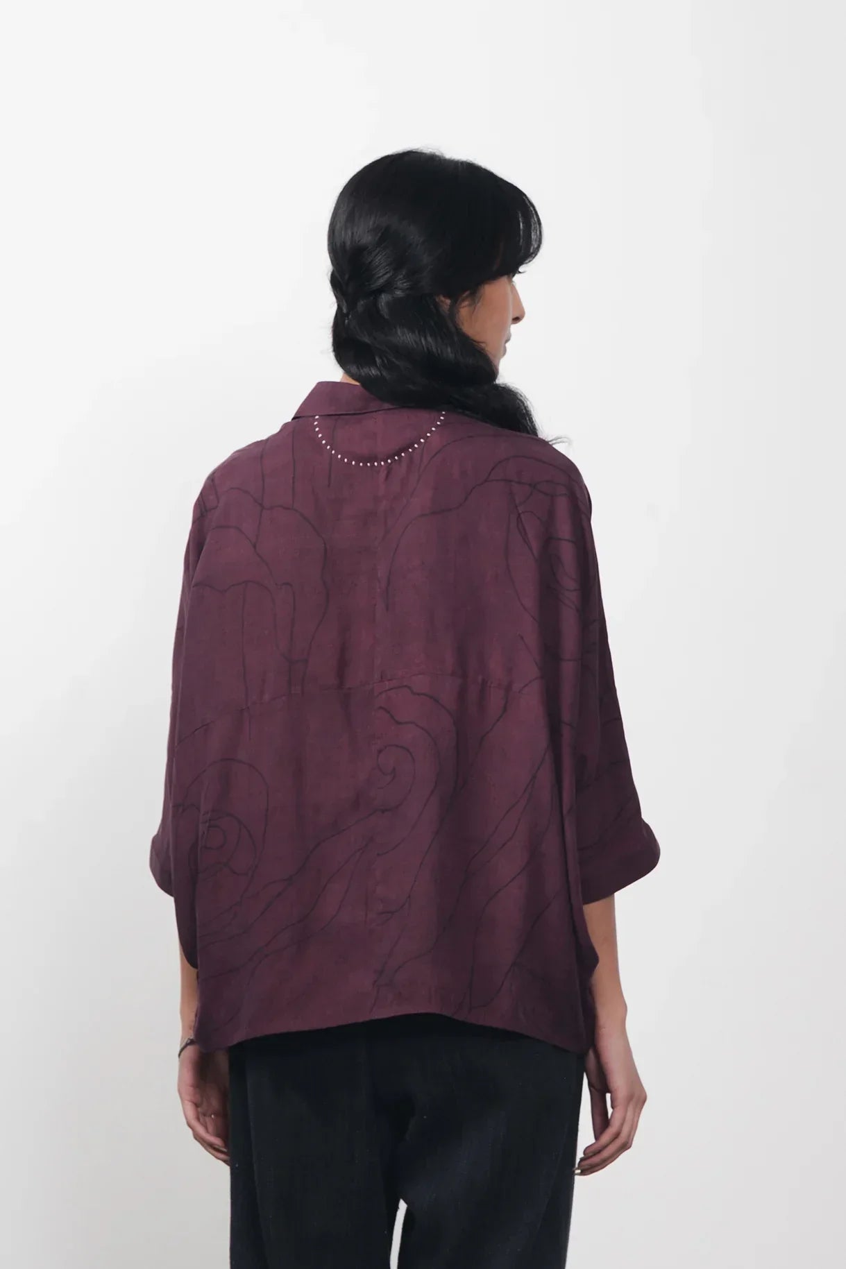 Hand Painted Relaxed Fit Shirt