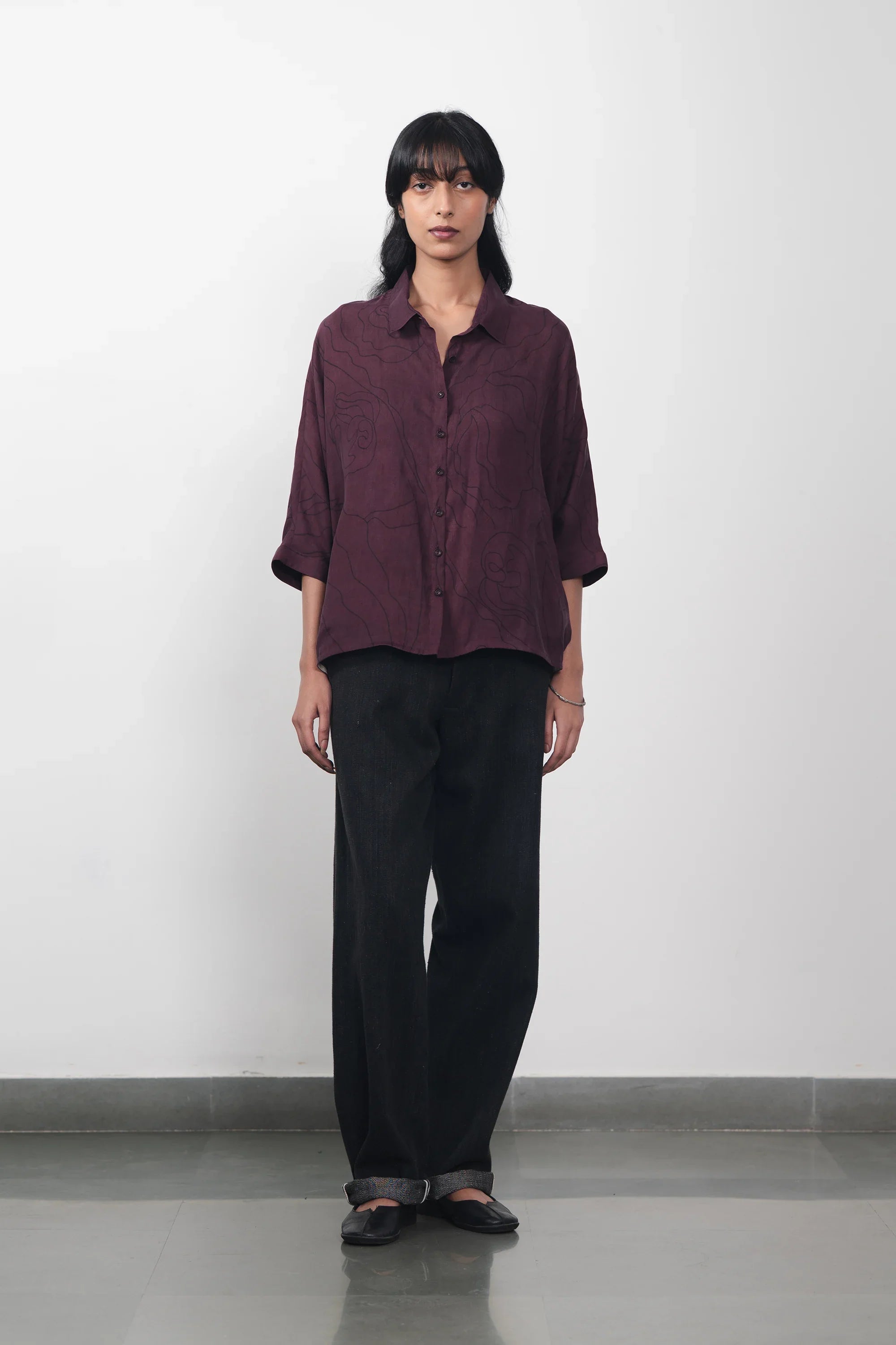 Hand Painted Relaxed Fit Shirt