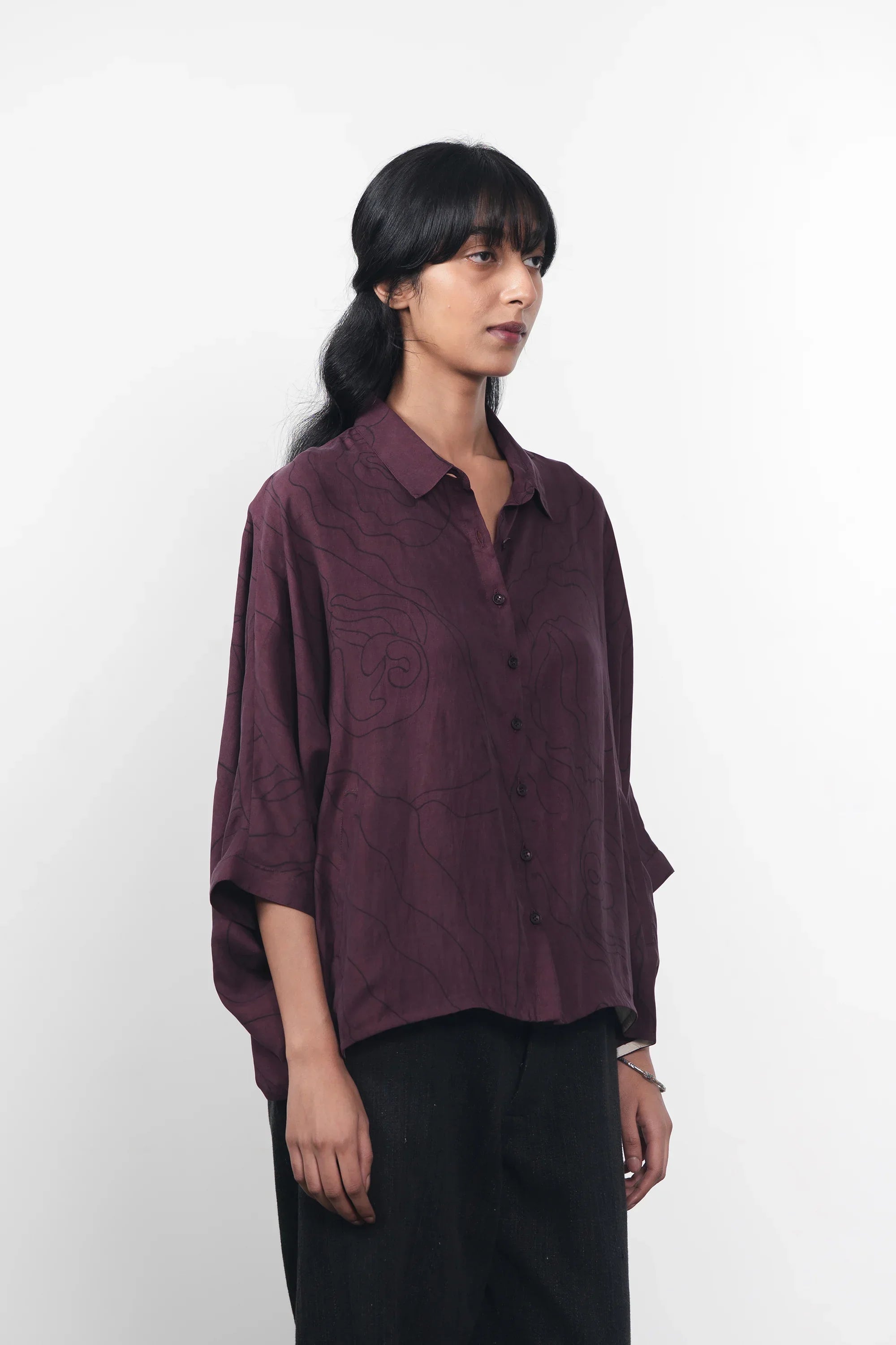 Hand Painted Relaxed Fit Shirt