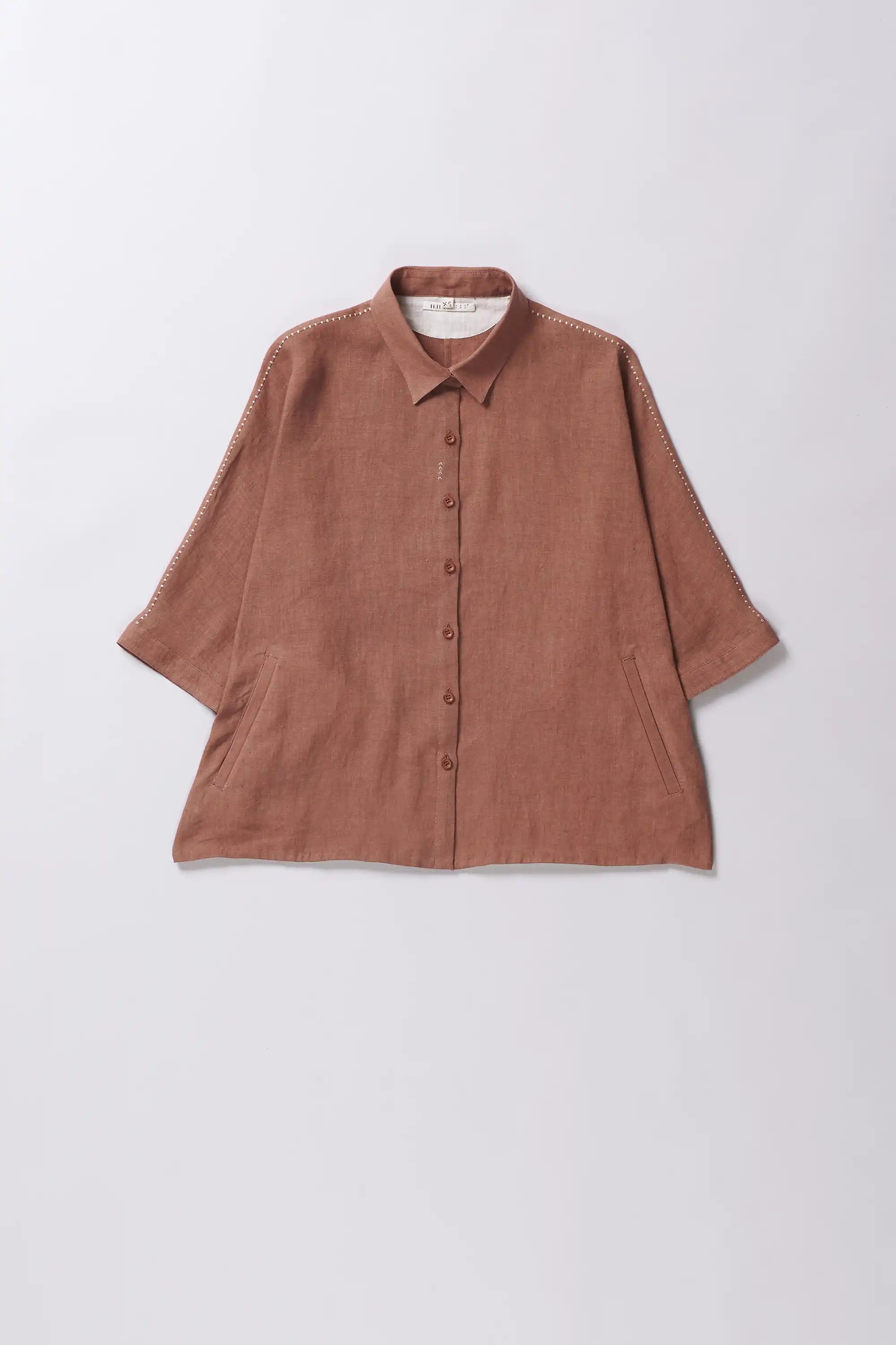 Orange rust women shirt