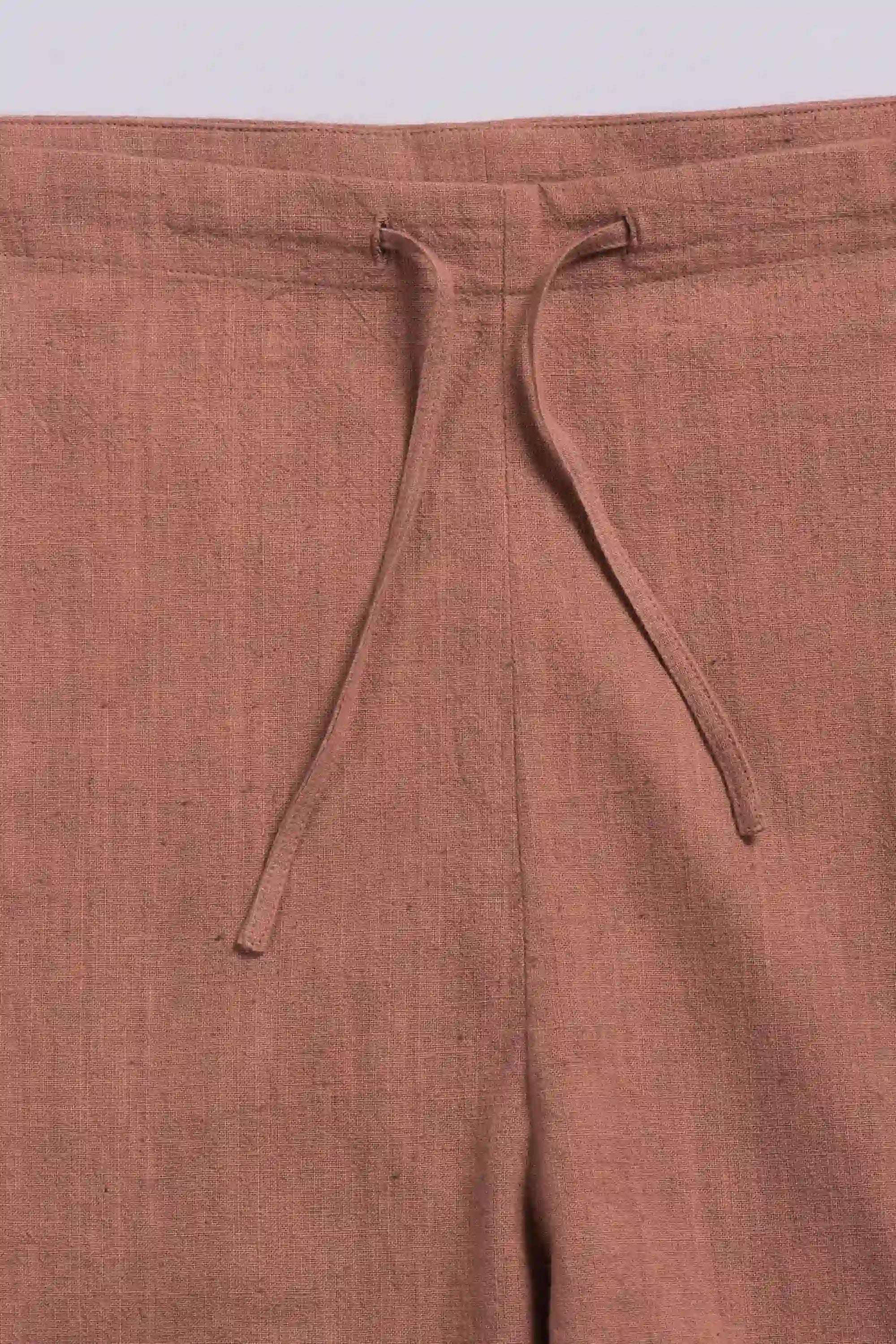 Fabric close-up with drawstring