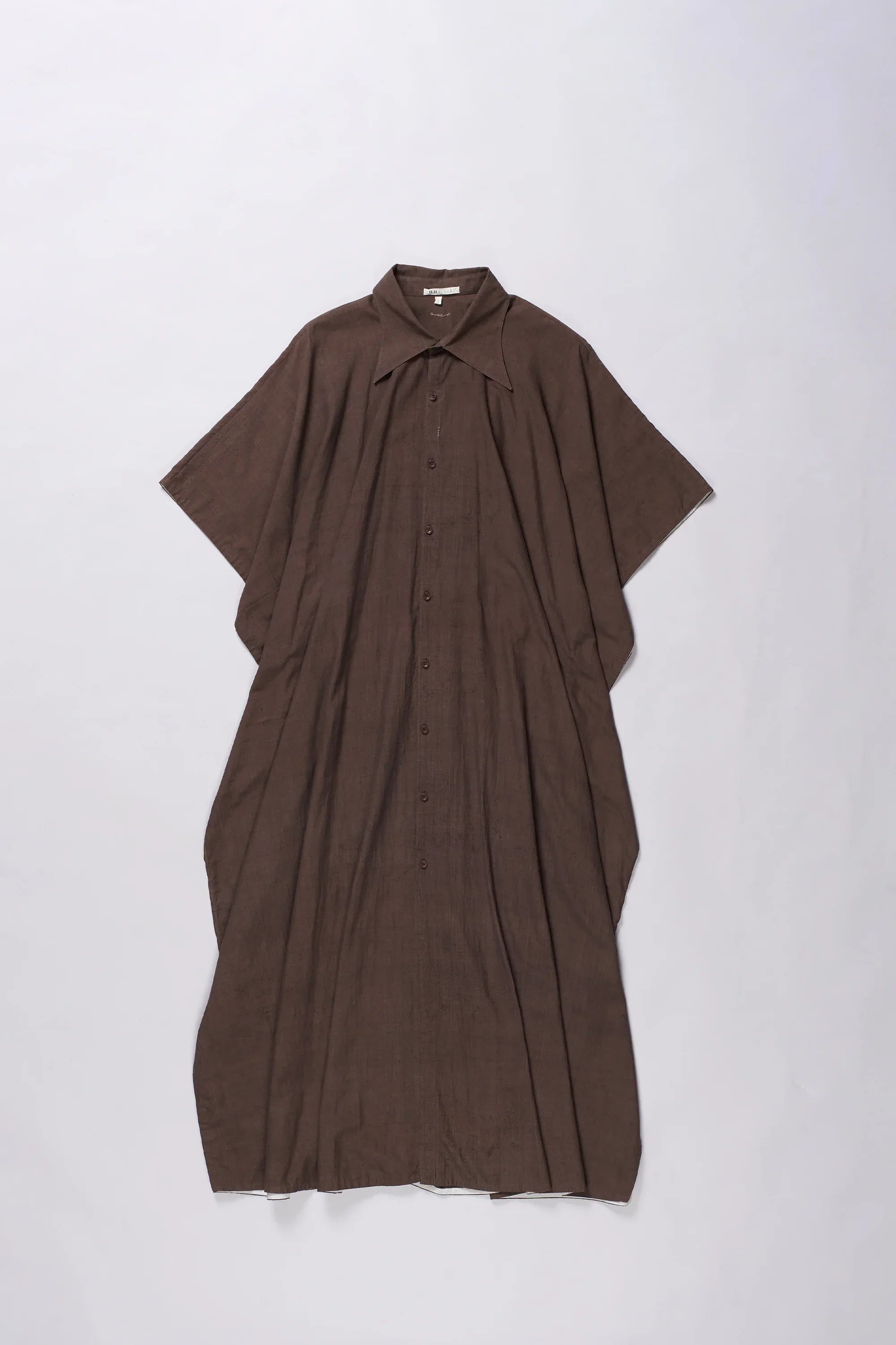 kaftan in burnt umber