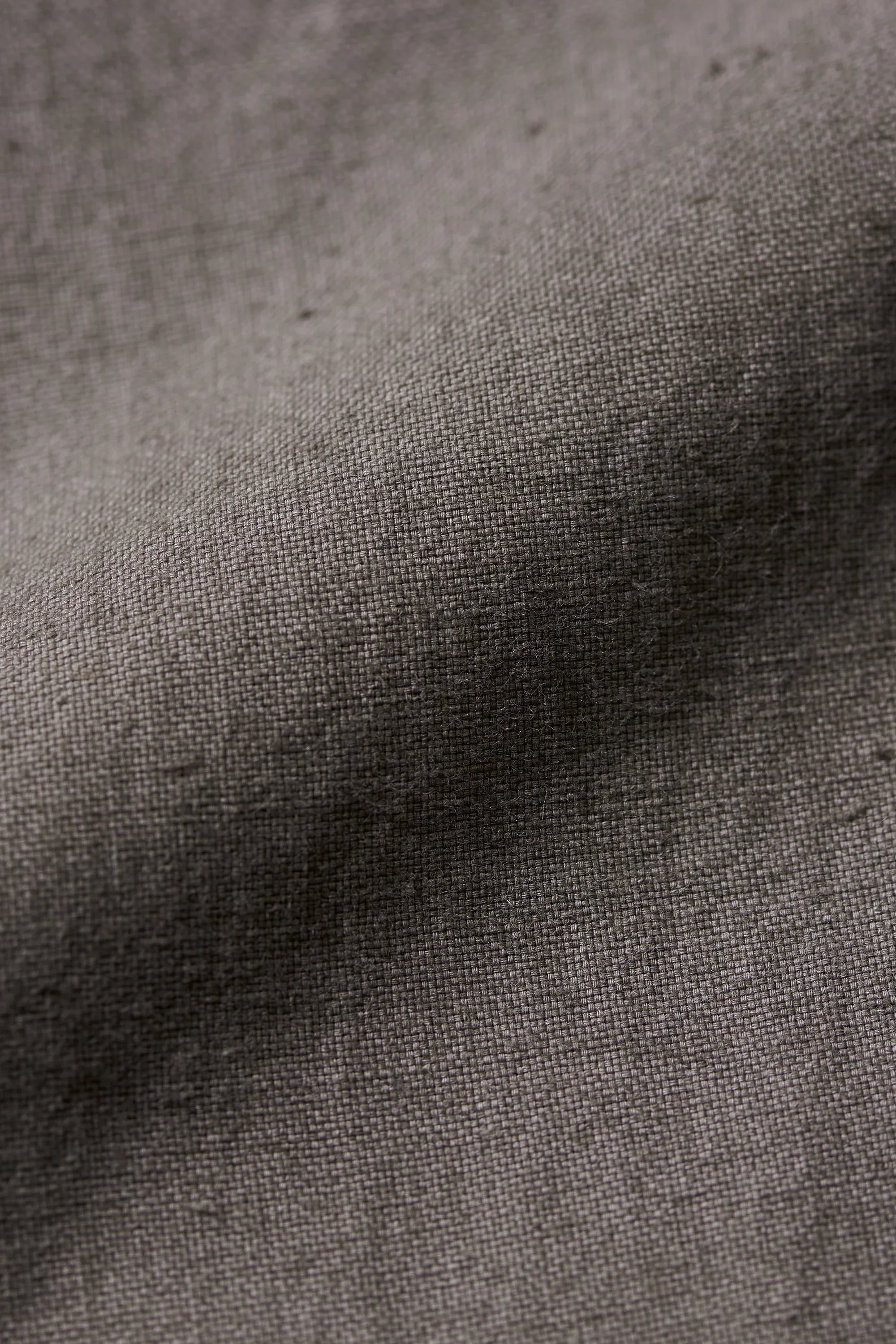 Cotton Pleated Trousers in Ash Grey