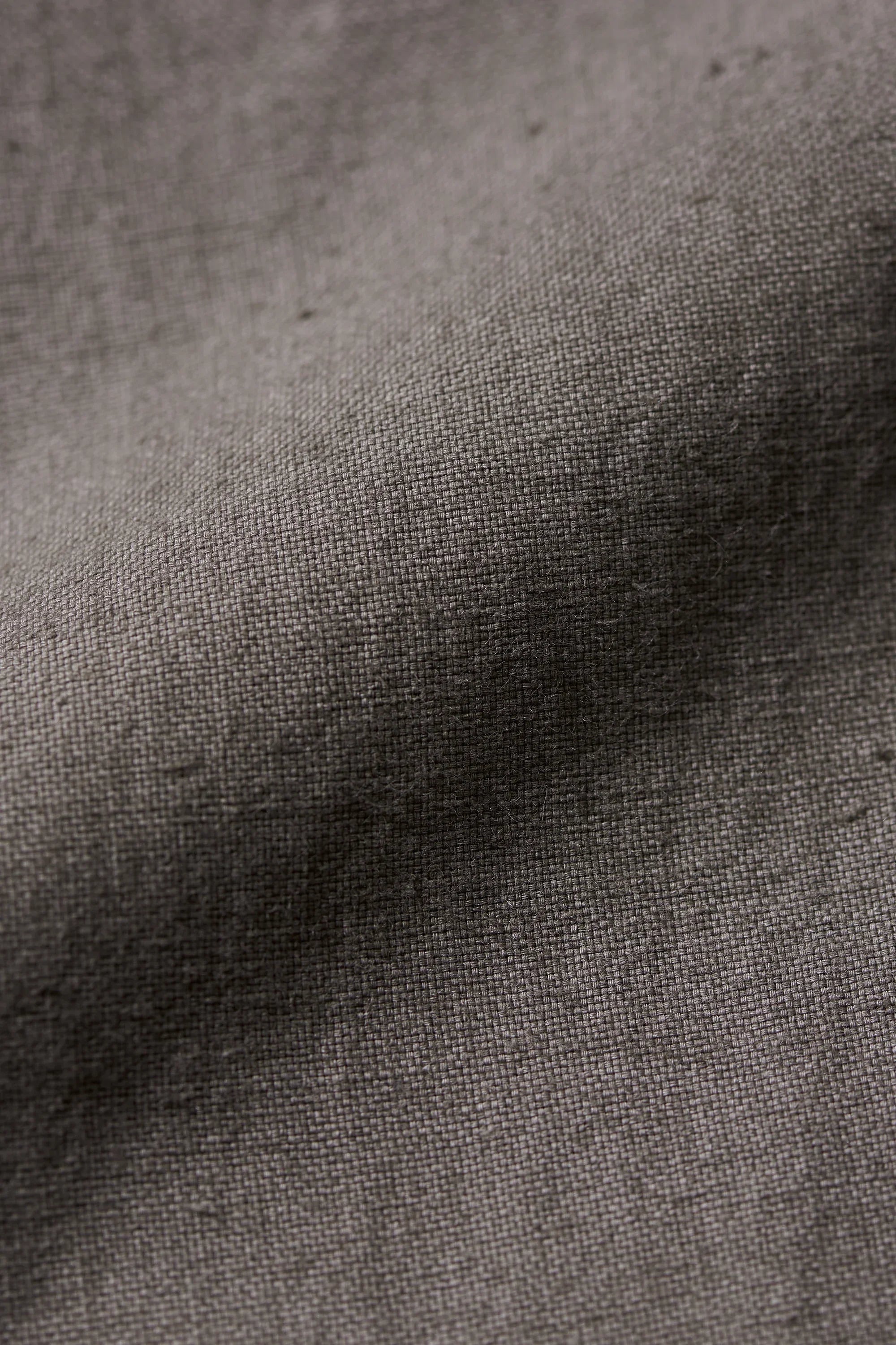 Ash Grey Cotton Pleated Trousers