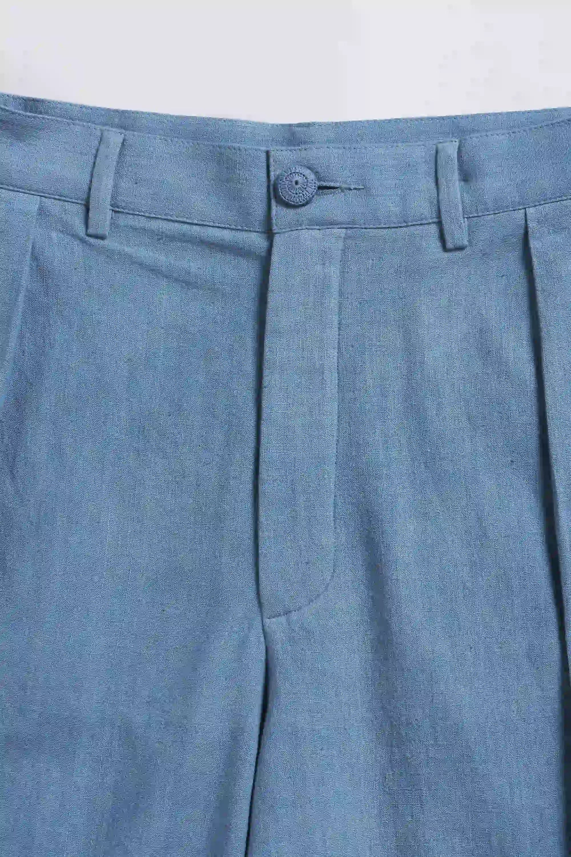 Fabric close-up with button