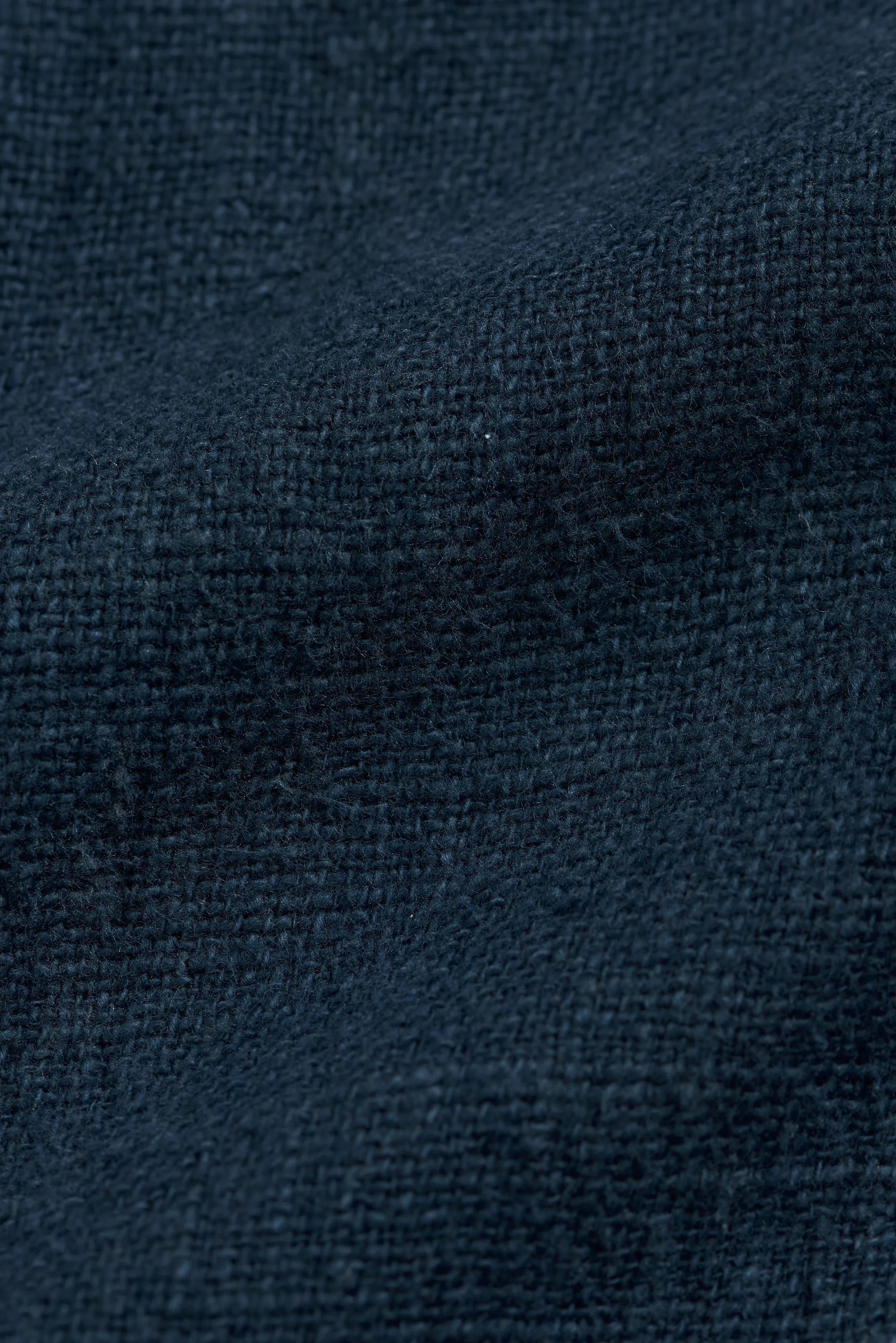 Estate Blue Cotton Pleated Trousers