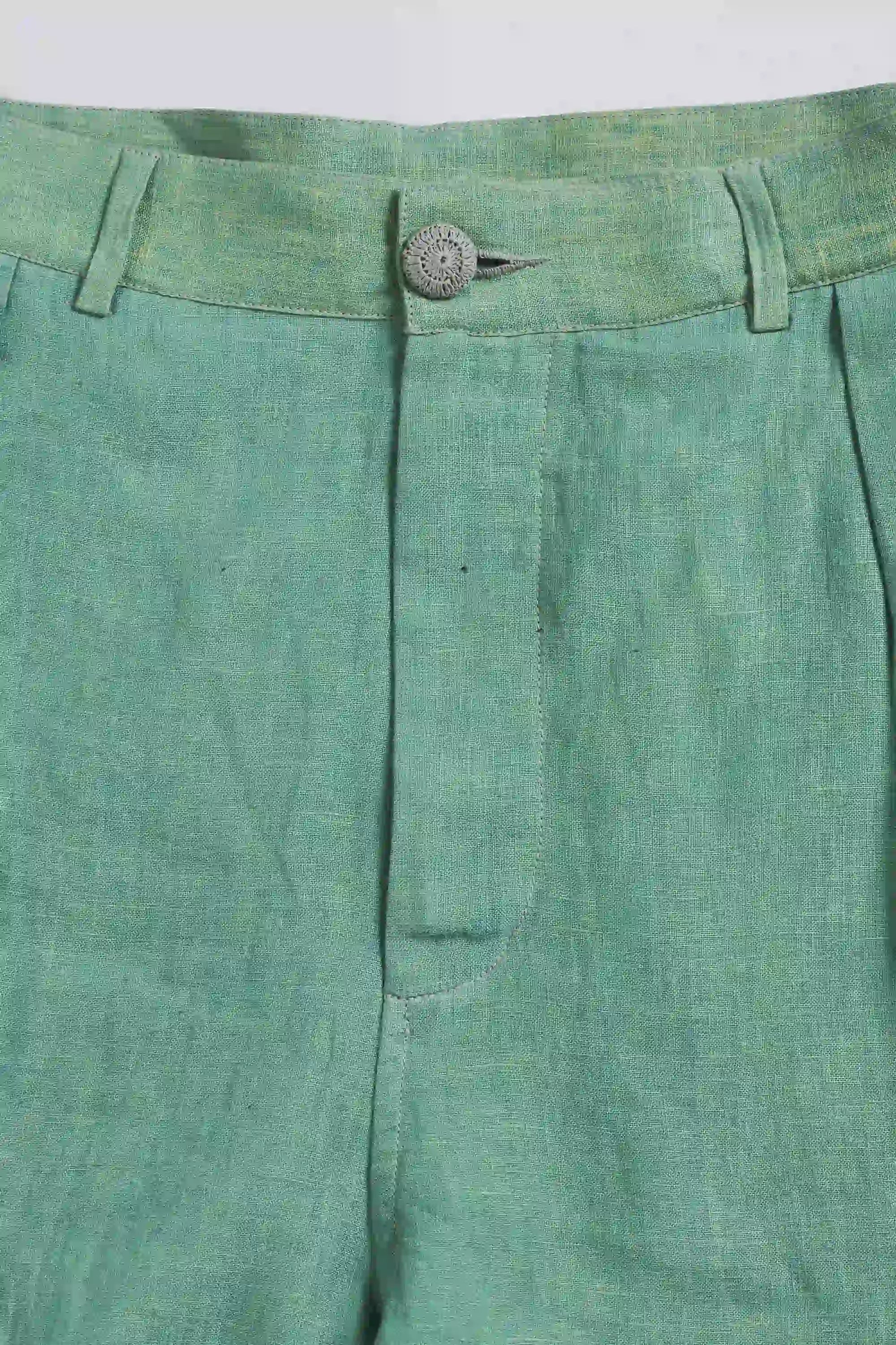 Fabric close-up with button
