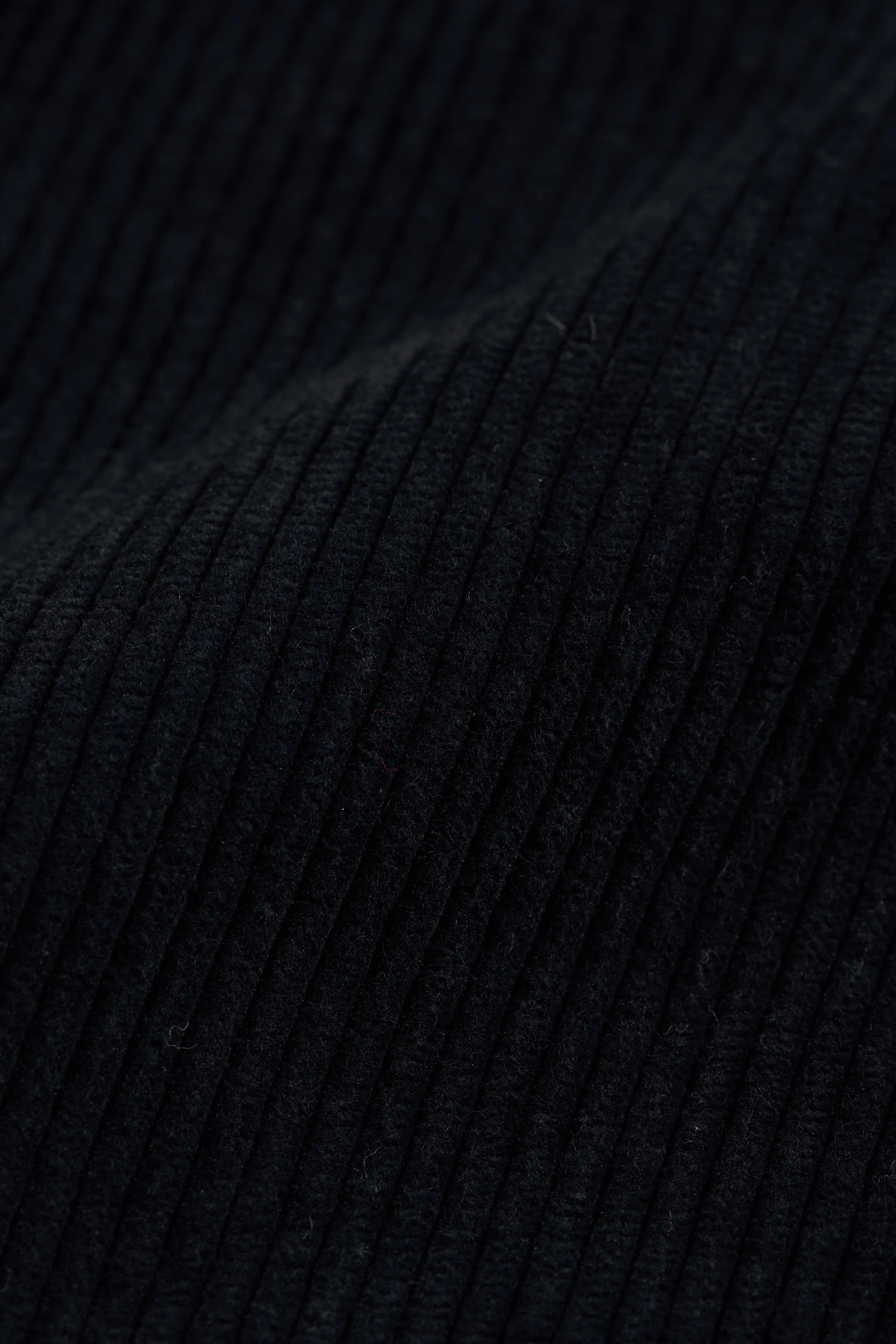 Pleated Corduroy Shorts in Black
