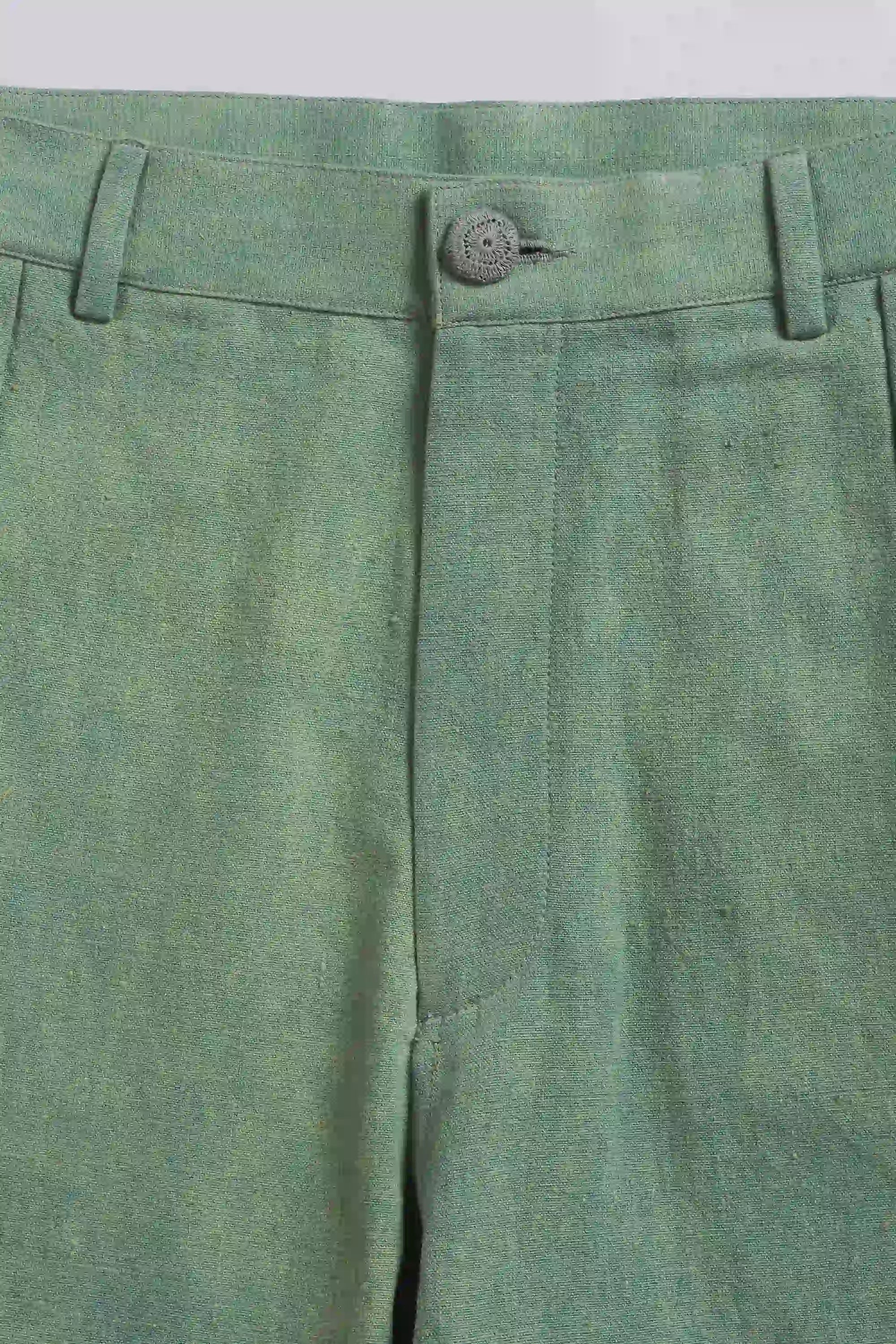 Fabric close-up with button