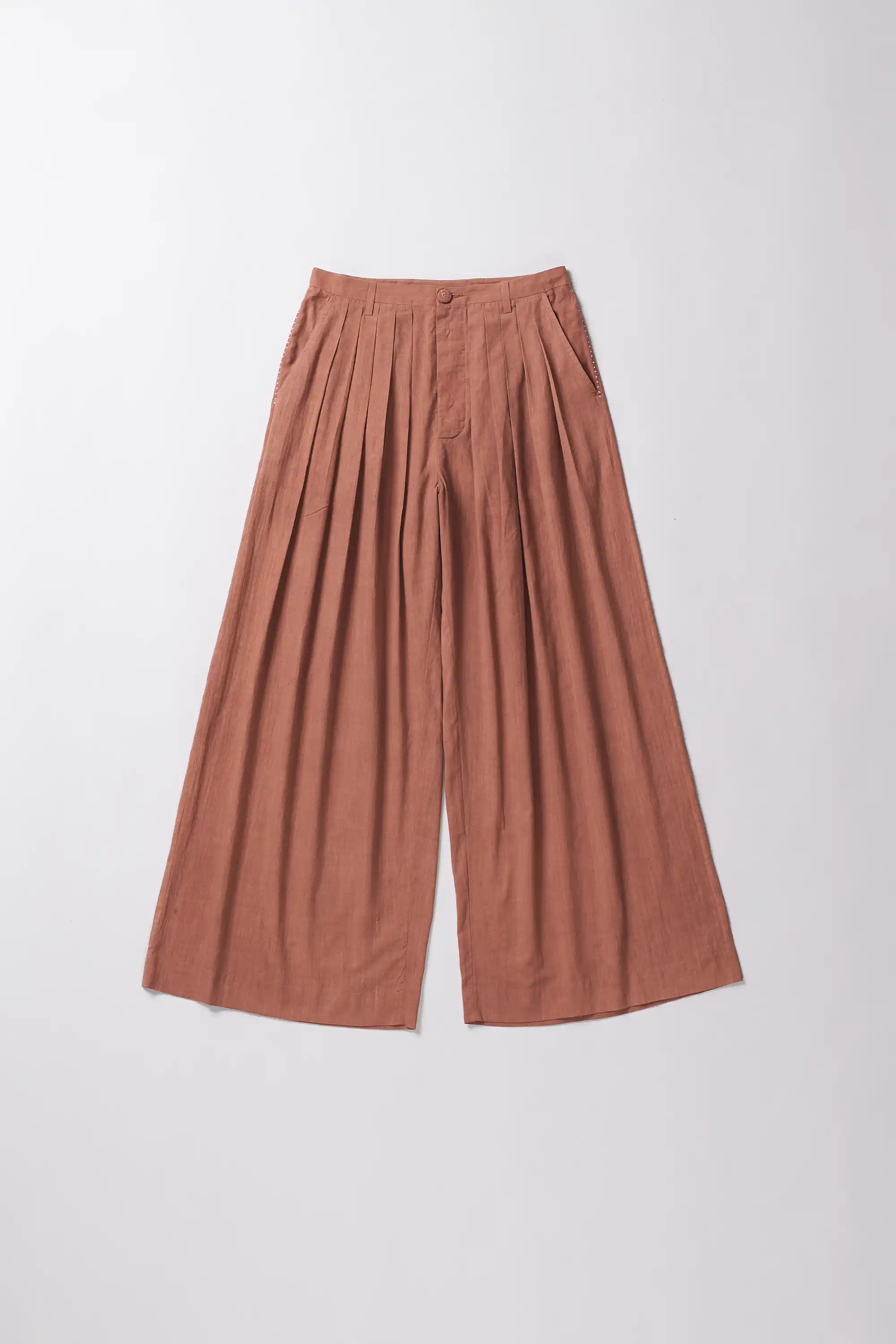 Orange rust pant