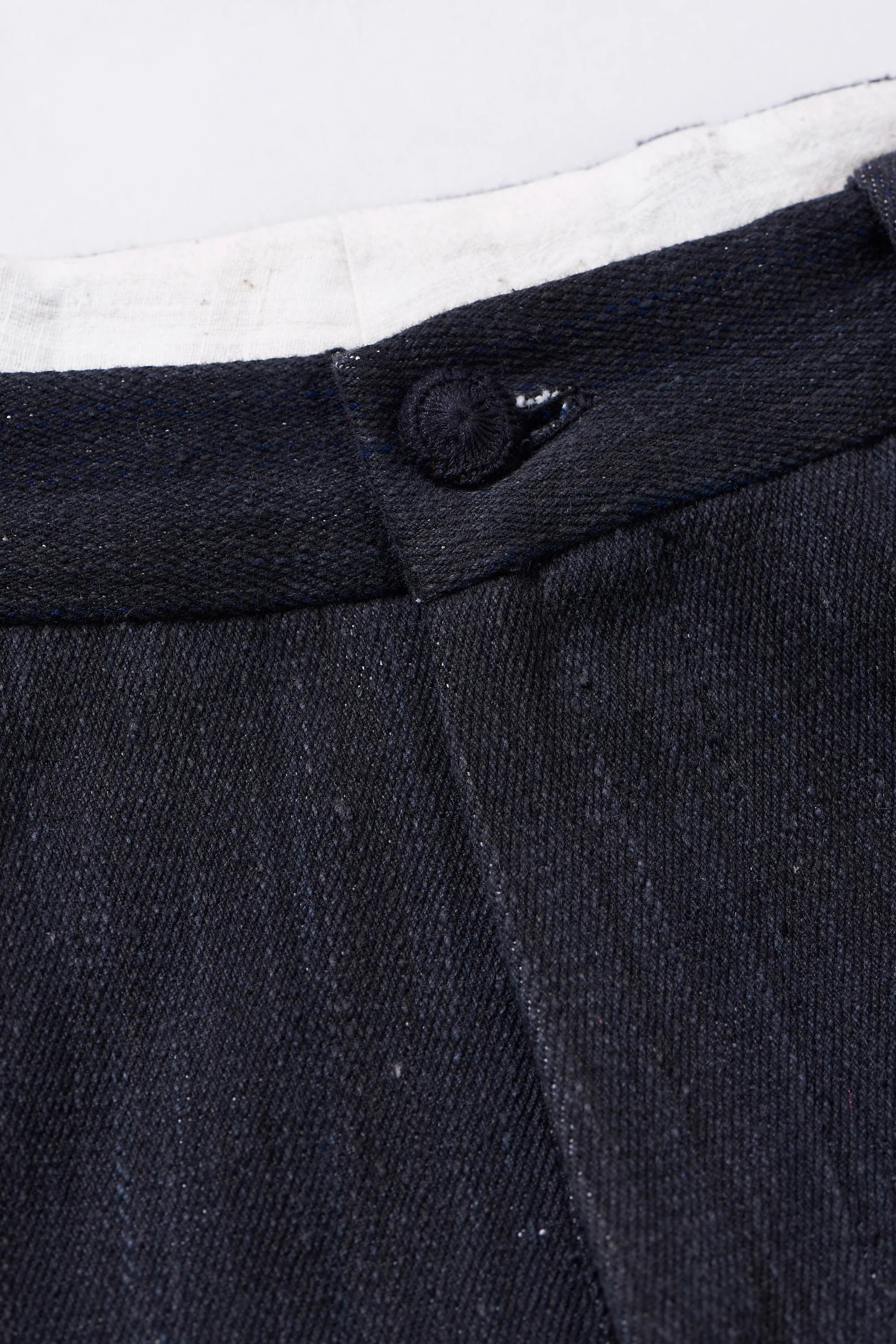 Midnight Indigo Handspun Denim Cotton Pant