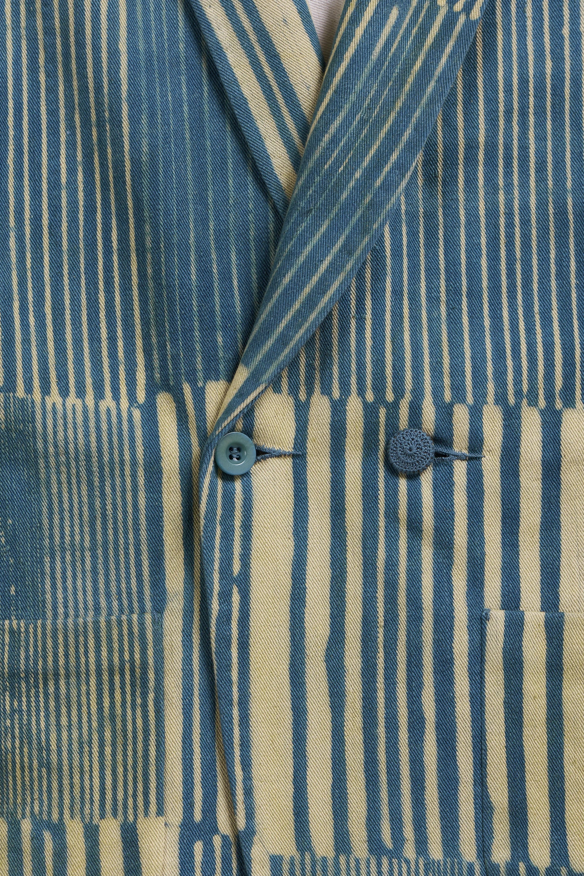 Teal Ajrakh Inspired Jacket