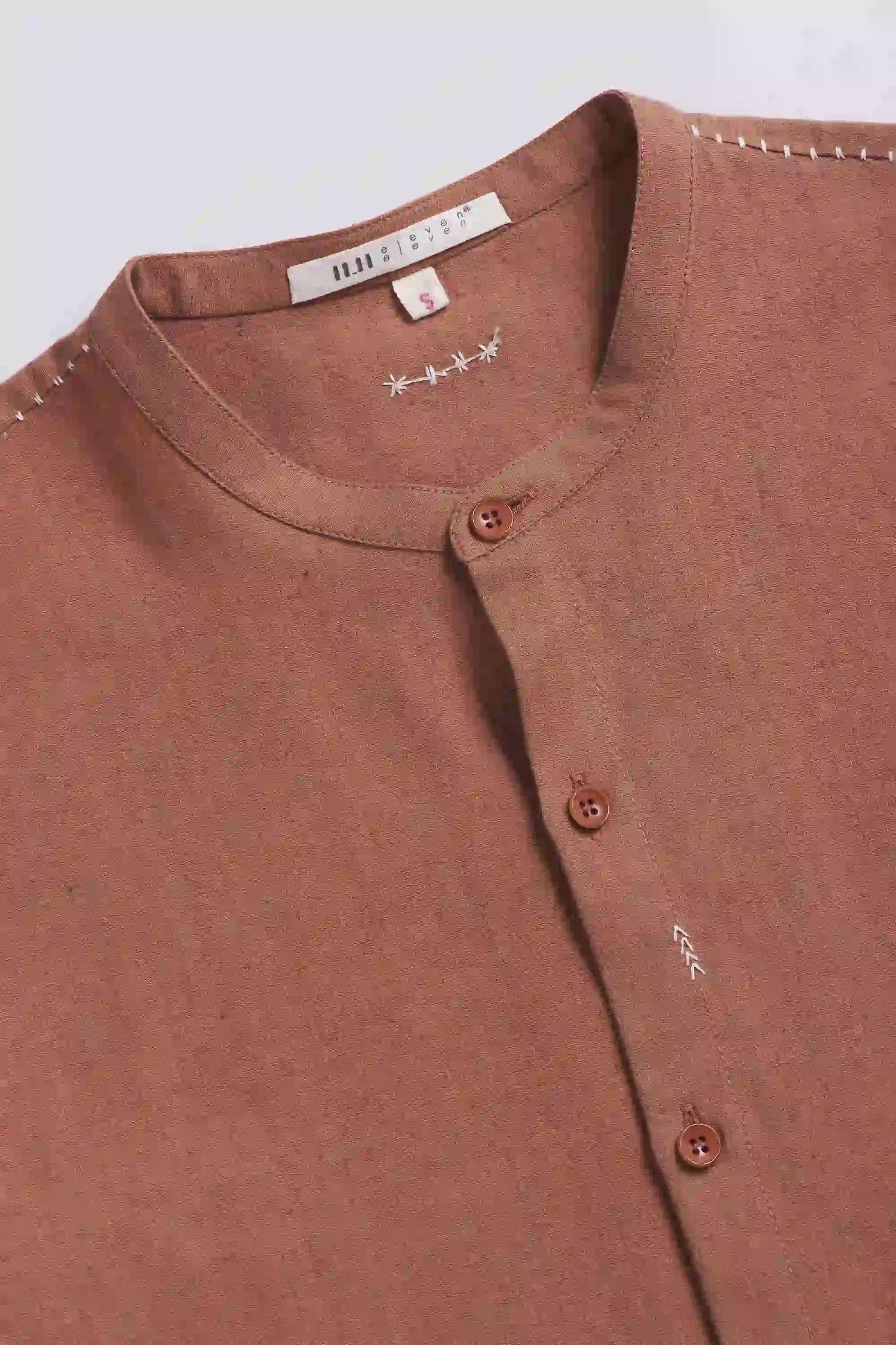 Fabric close-up with button