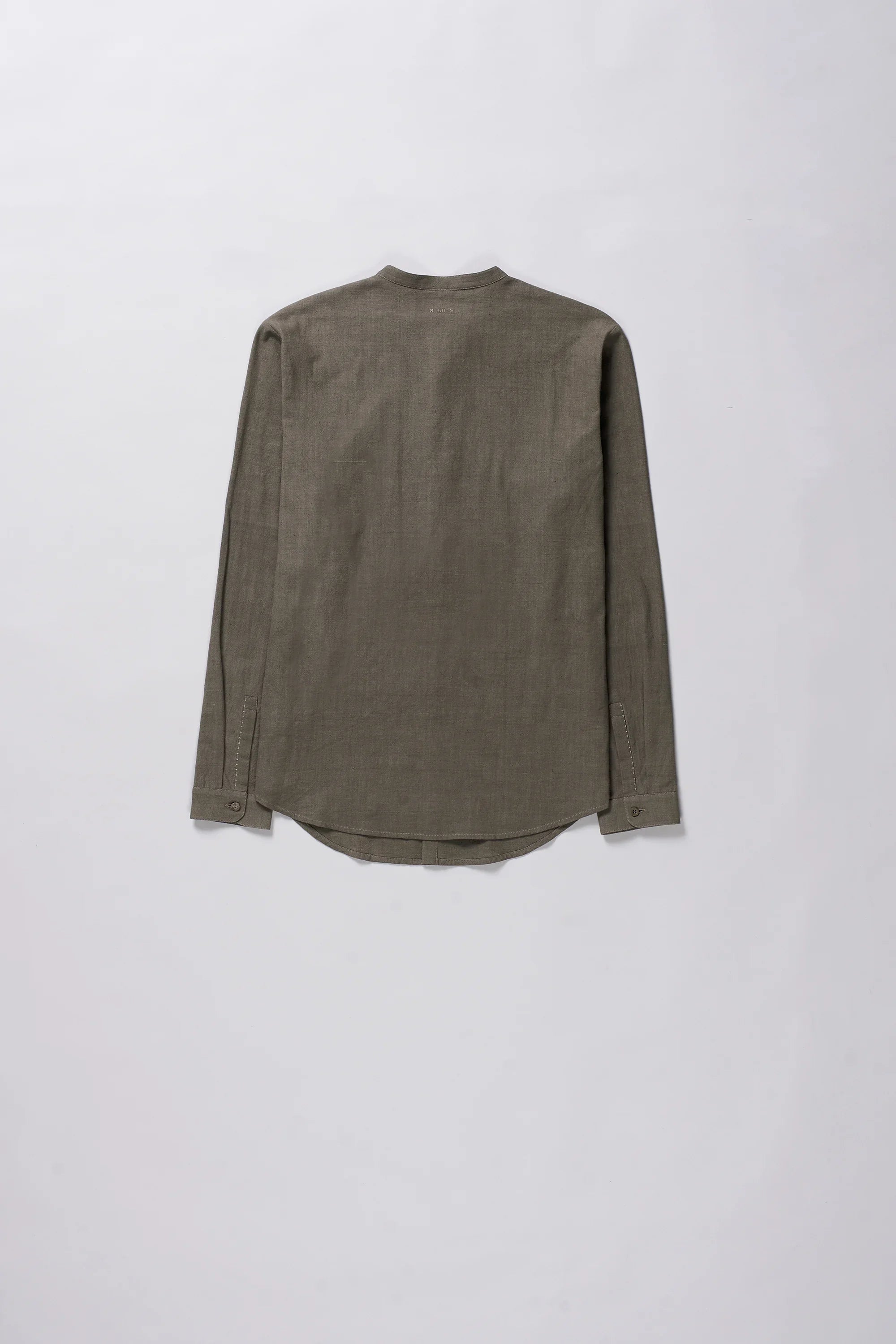 Collar Bandhani Shirt Ash Grey
