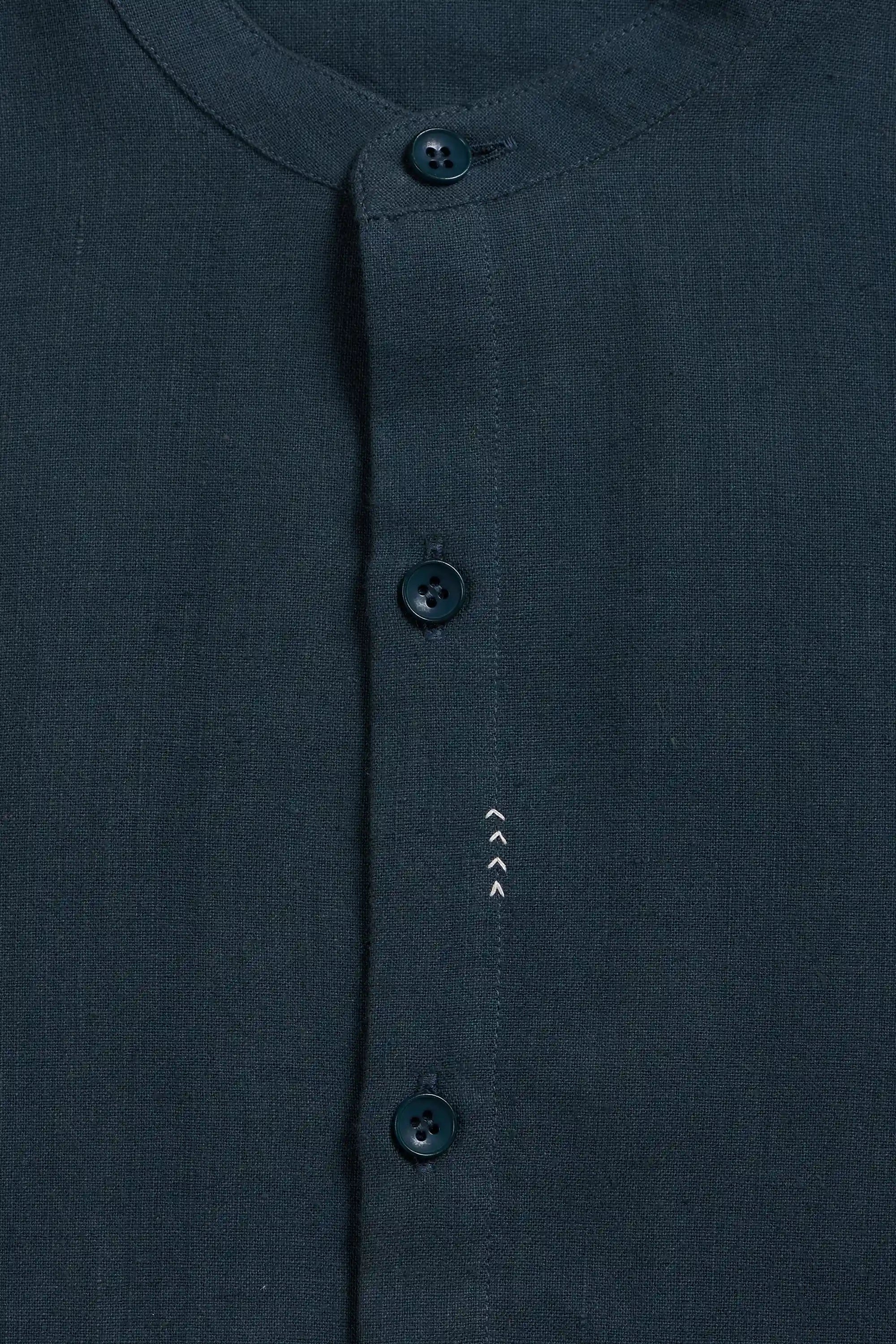 Fabric close-up with button