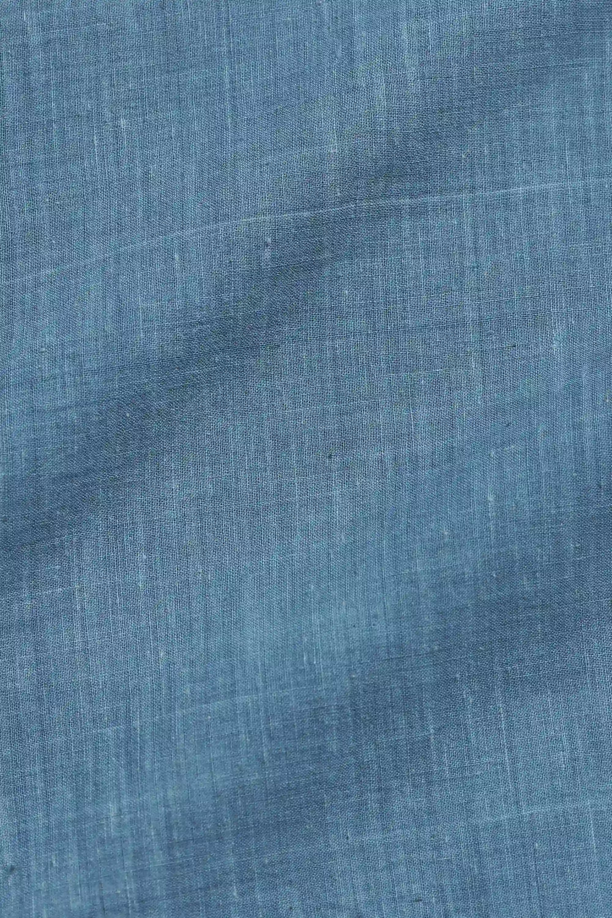 Close-up of blue fabric