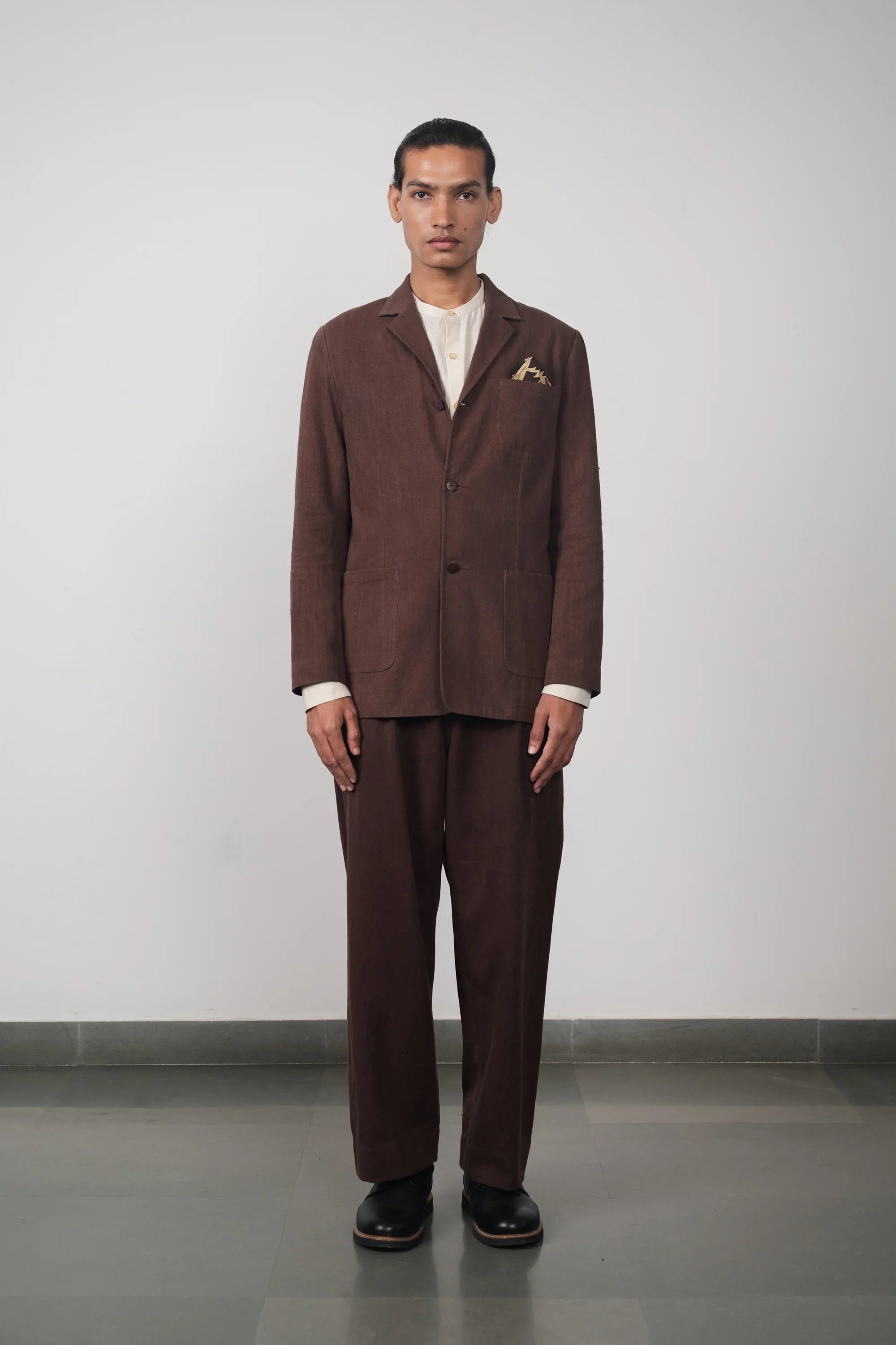 Oversized Jacket in Burnt Umber