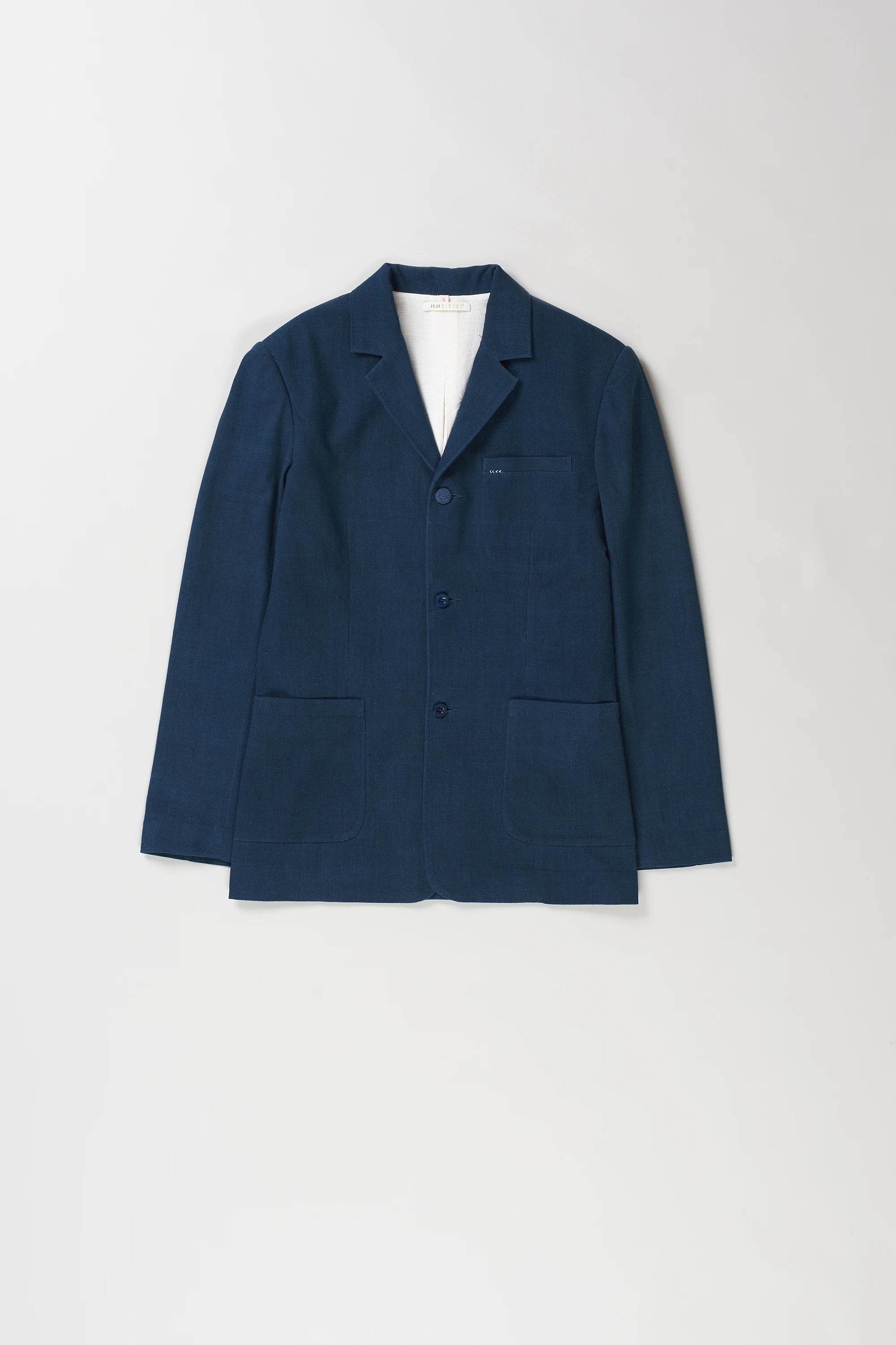 Front image of space blue cotton jacket