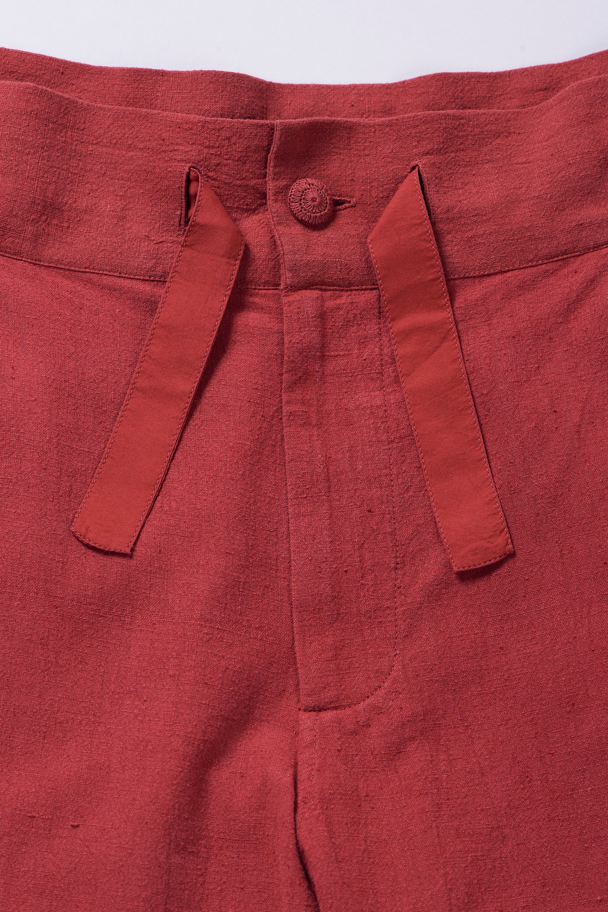 Relaxed Trousers in Crimson Pink