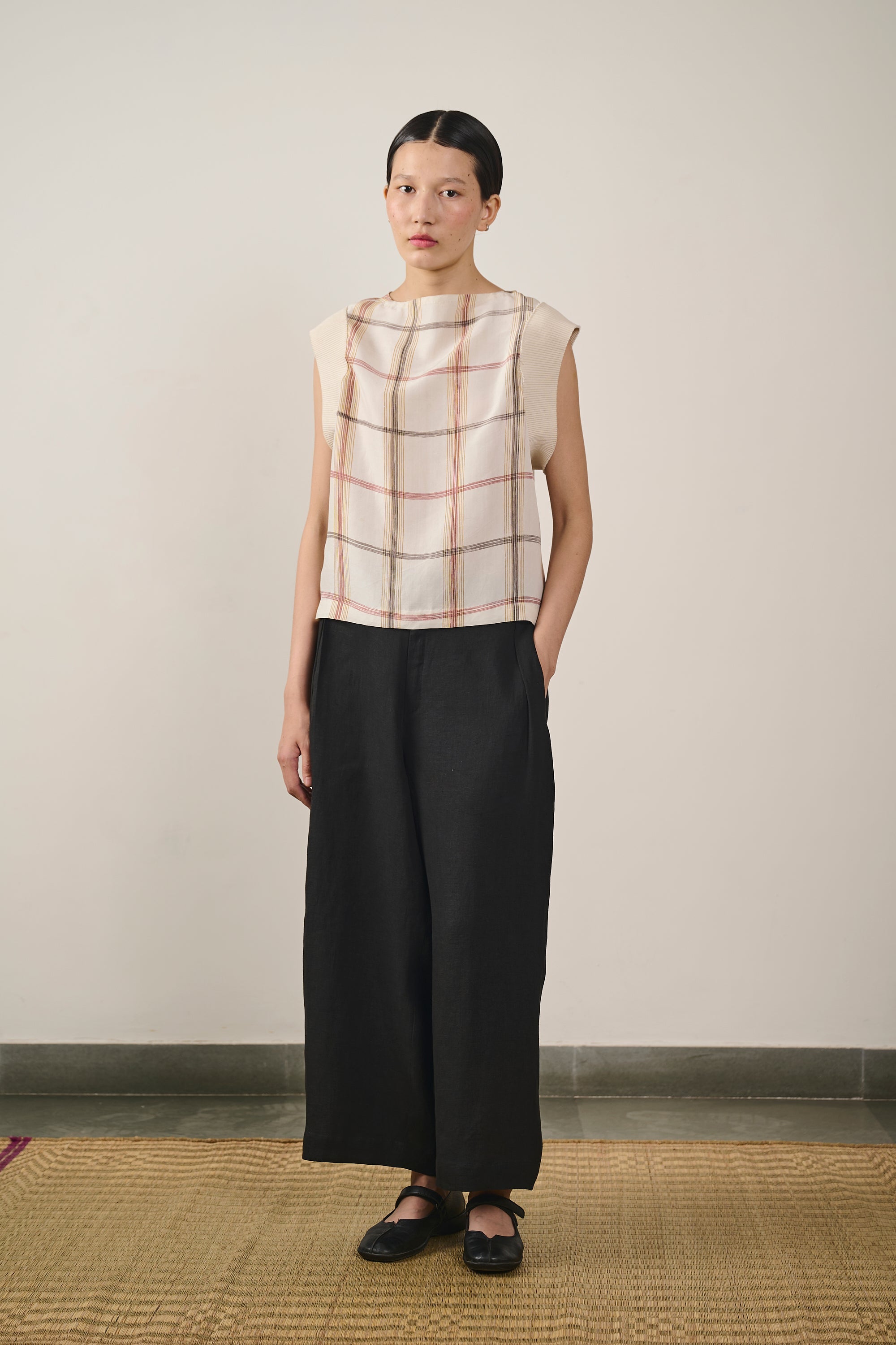 WIDE LINEN TROUSERS