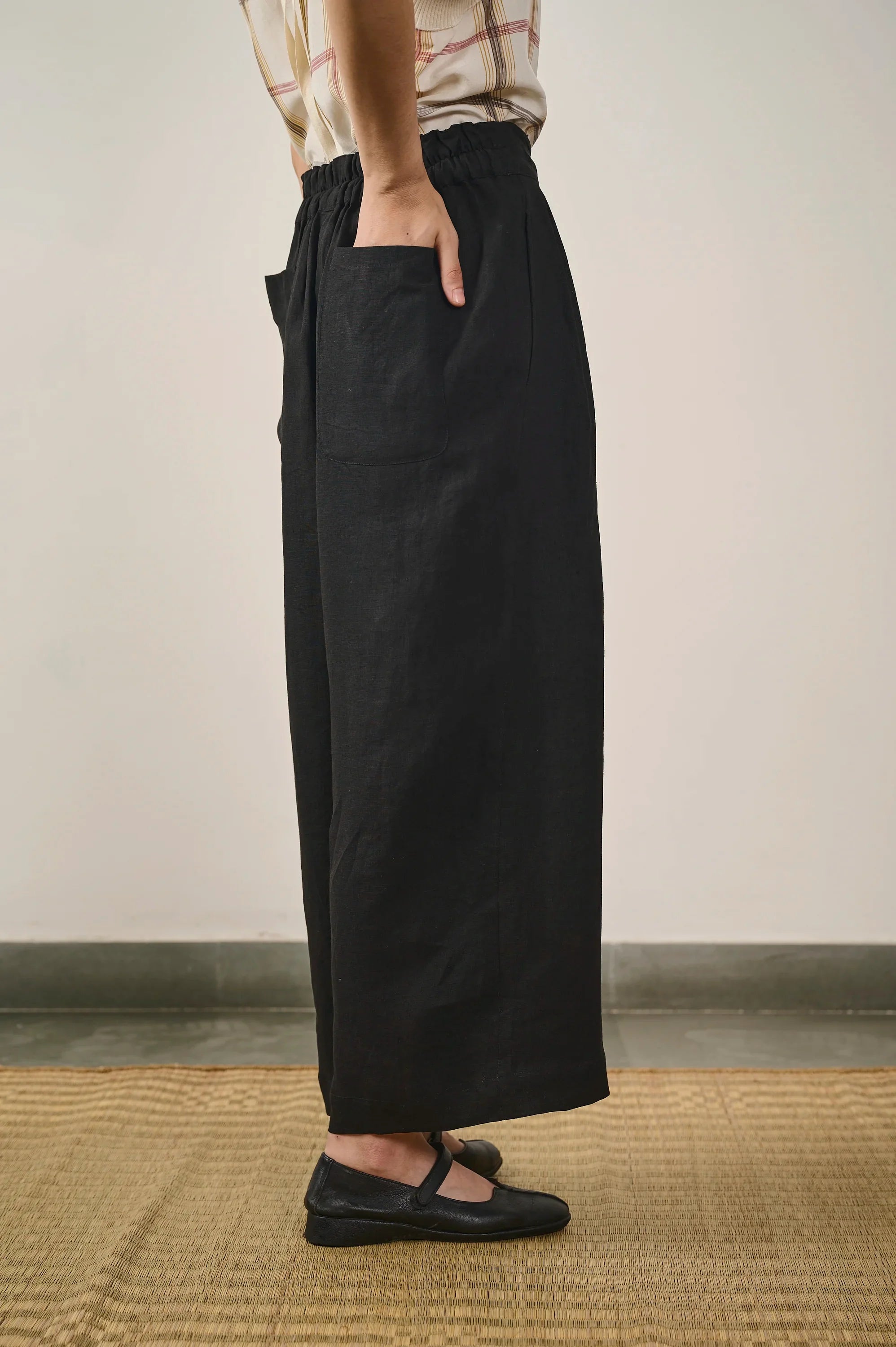 Wide Linen Trousers