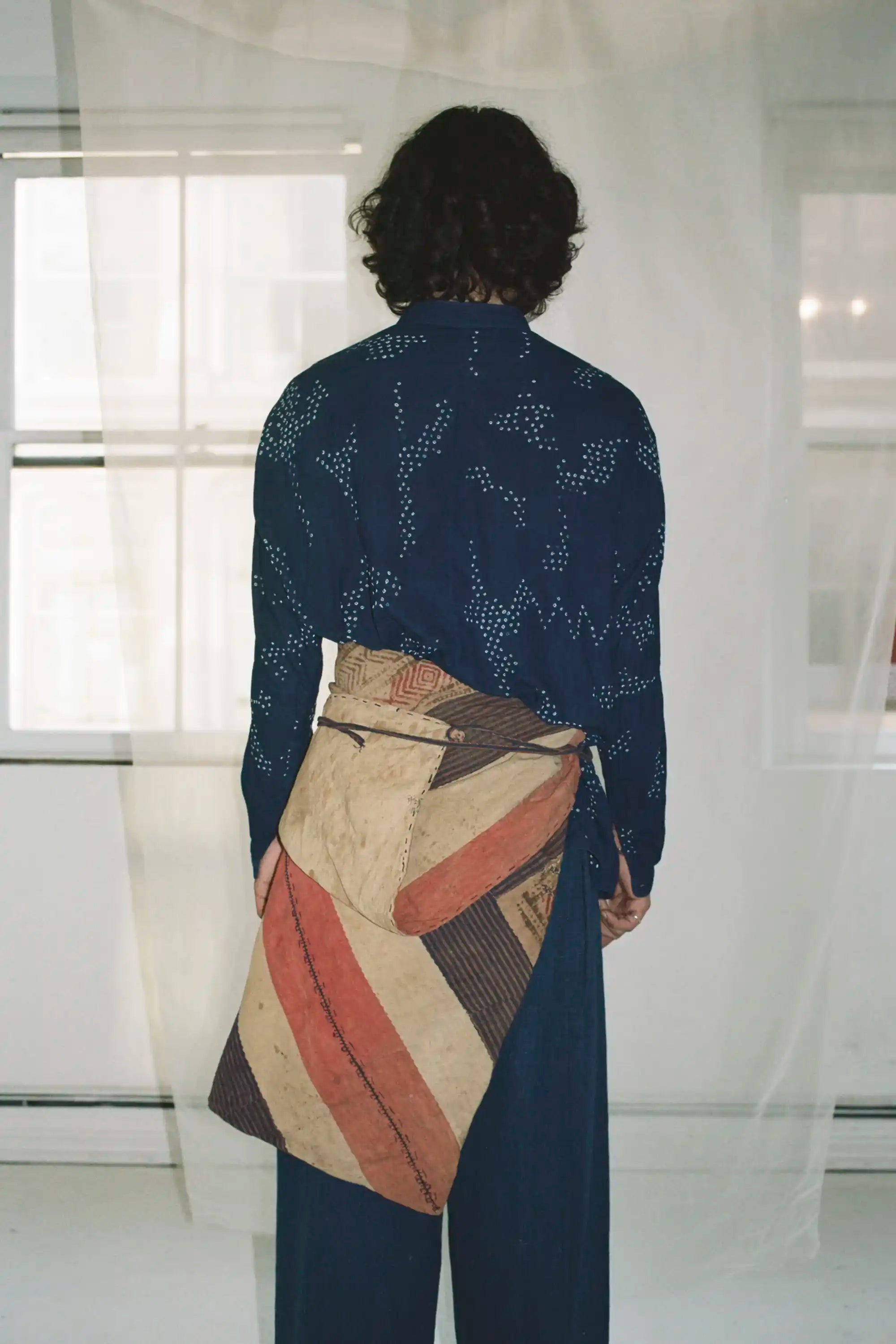 Indigo Bandhani Shirt