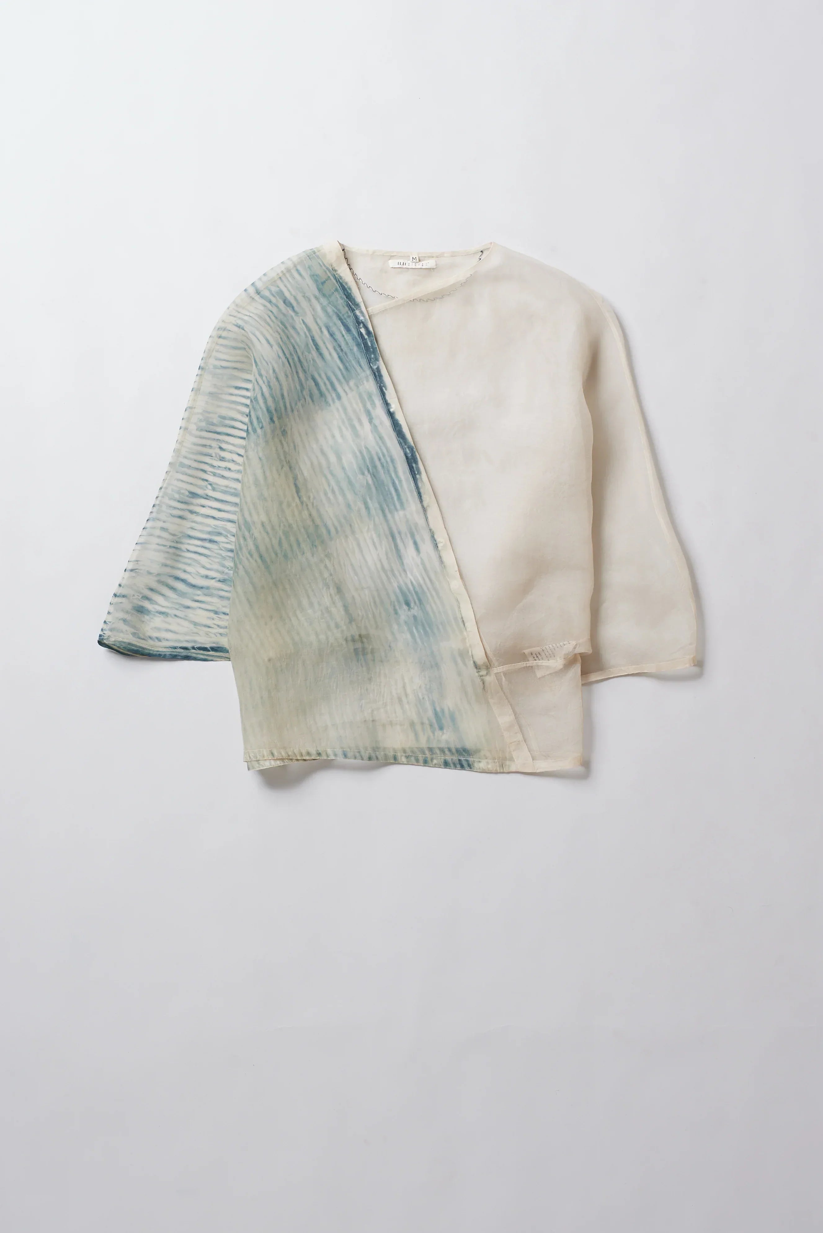 Resse Top Made In Fine Silk with Murakumo Shibori