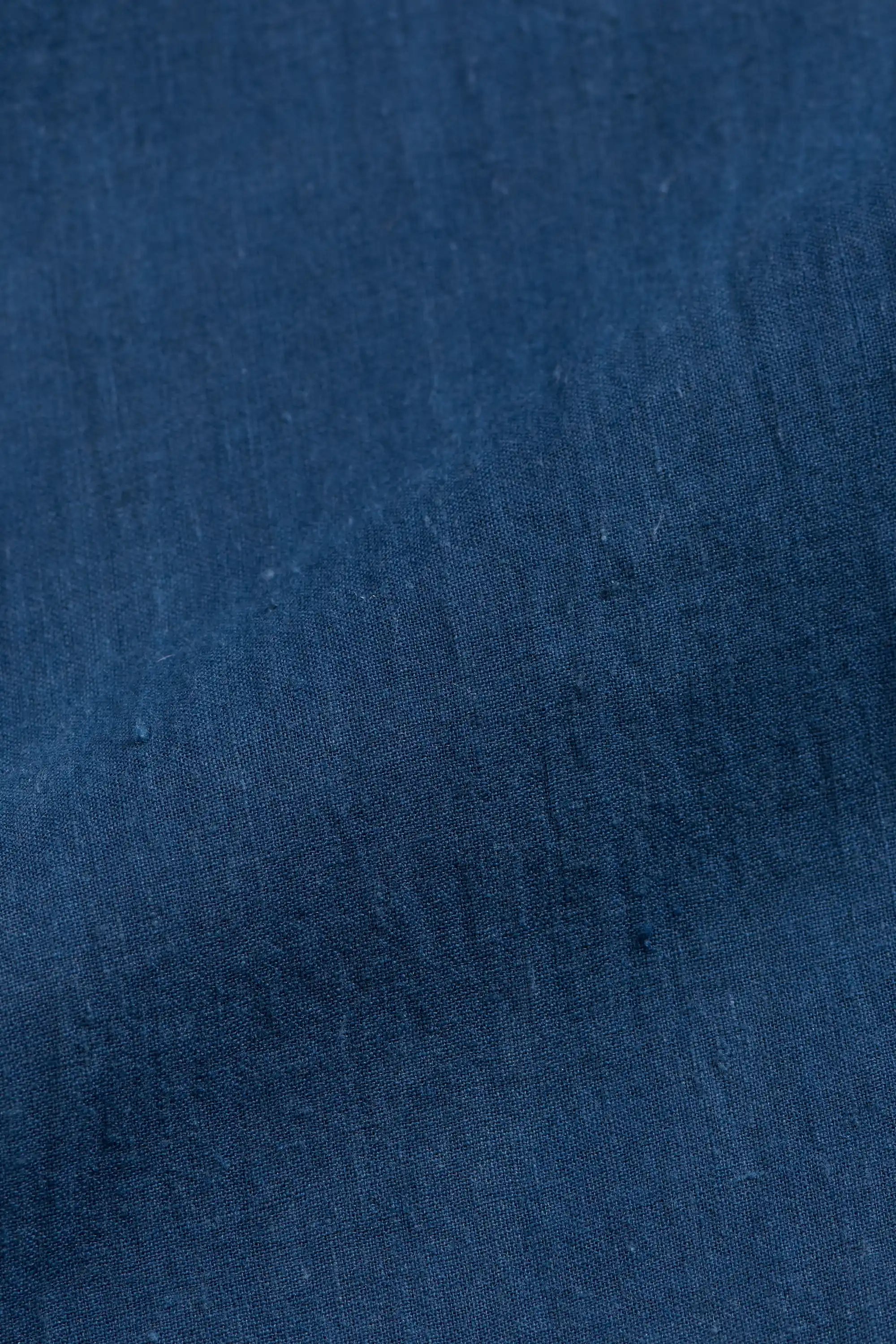 Close-up of blue fabric