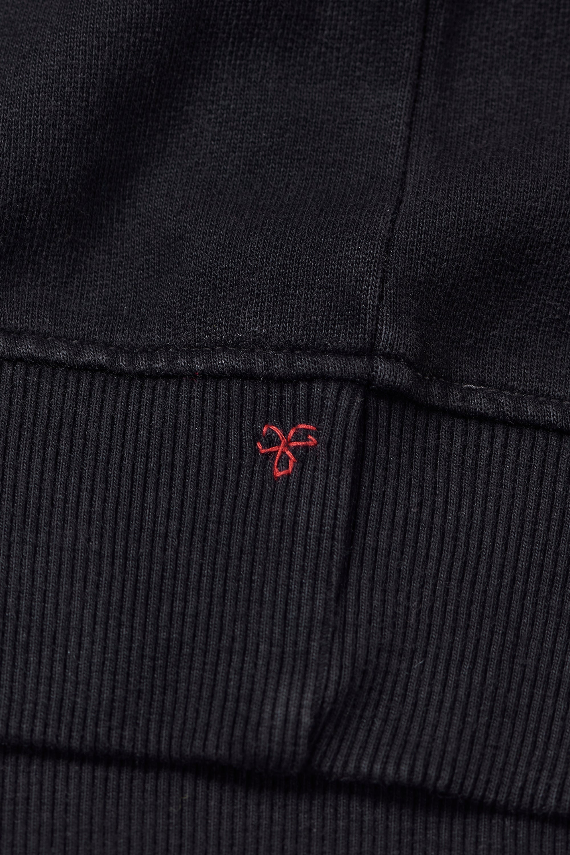 Black Solid Ungendered Organic Cotton Sweatshirt