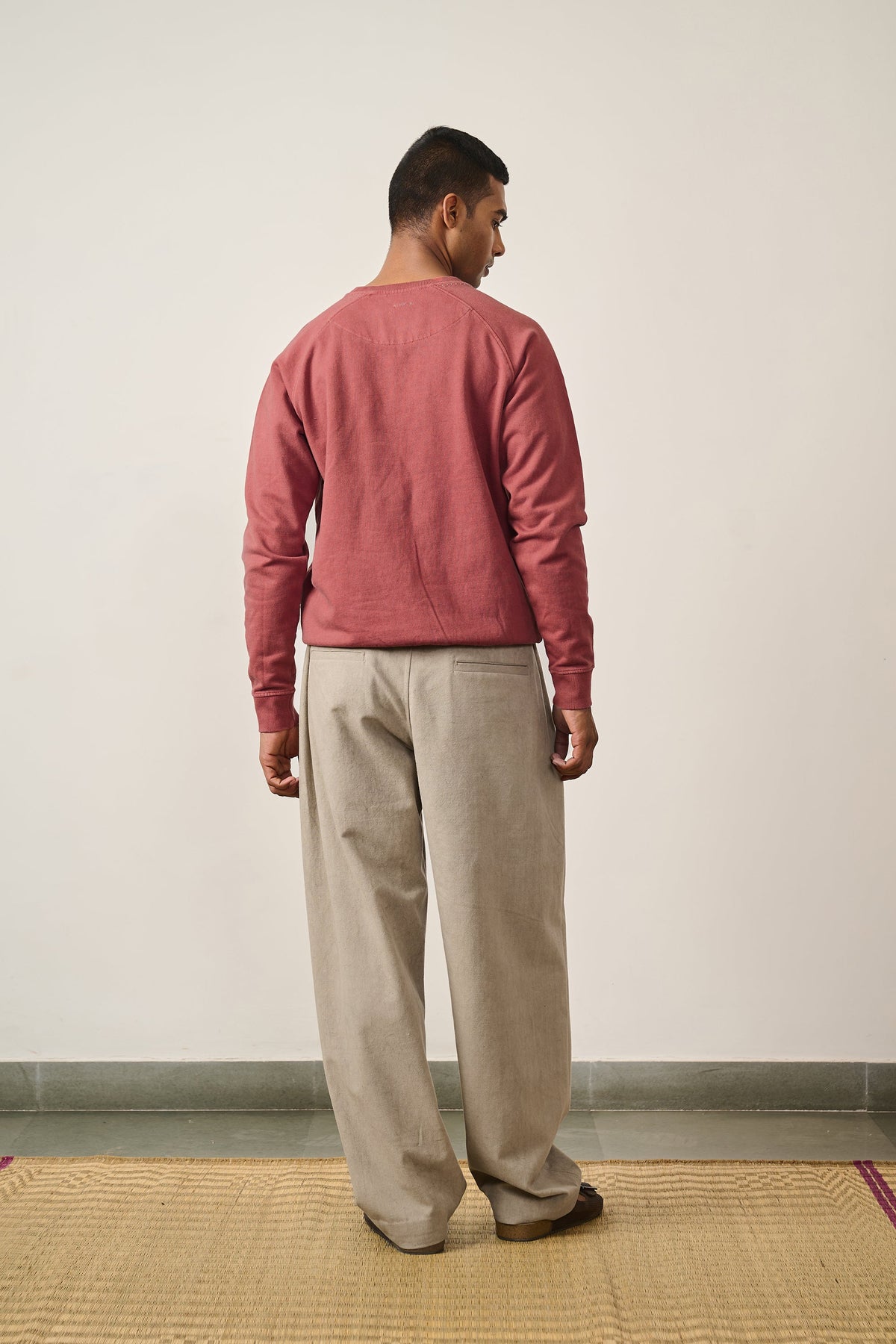 Rouge Pink Cotton Sweatshirt
