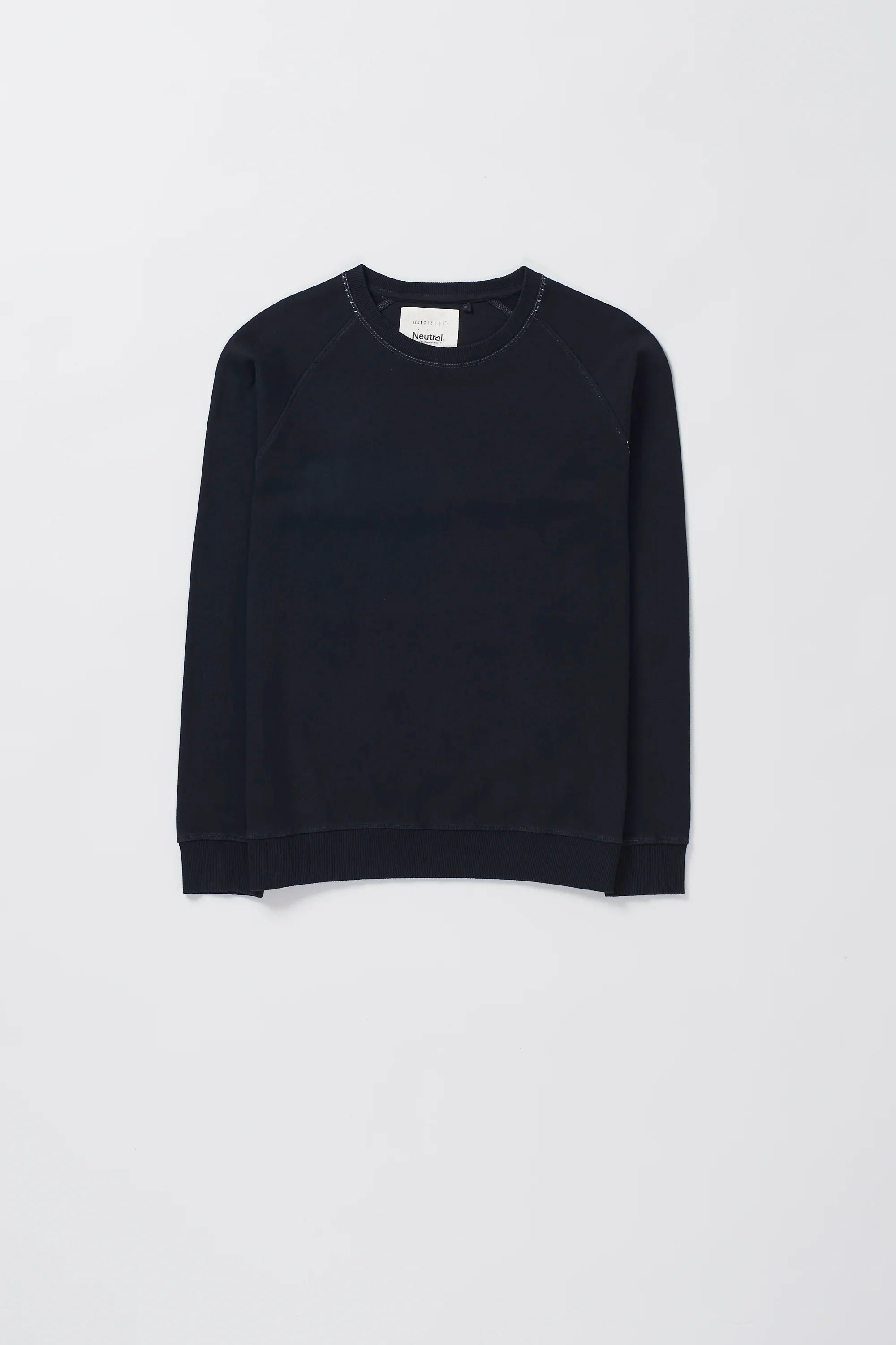 Black cotton sweatshirt