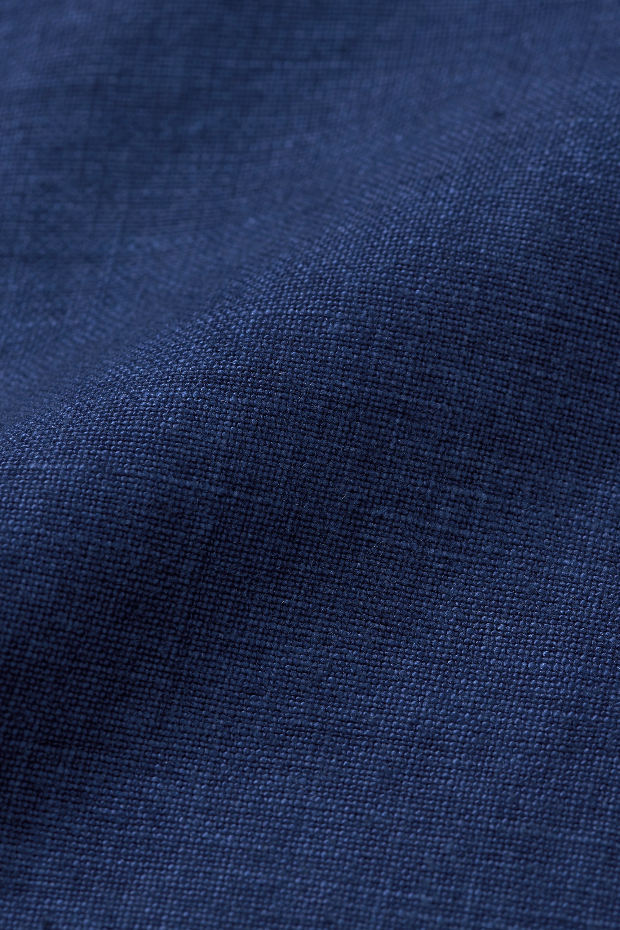 Linen Jacket in Natural Indigo