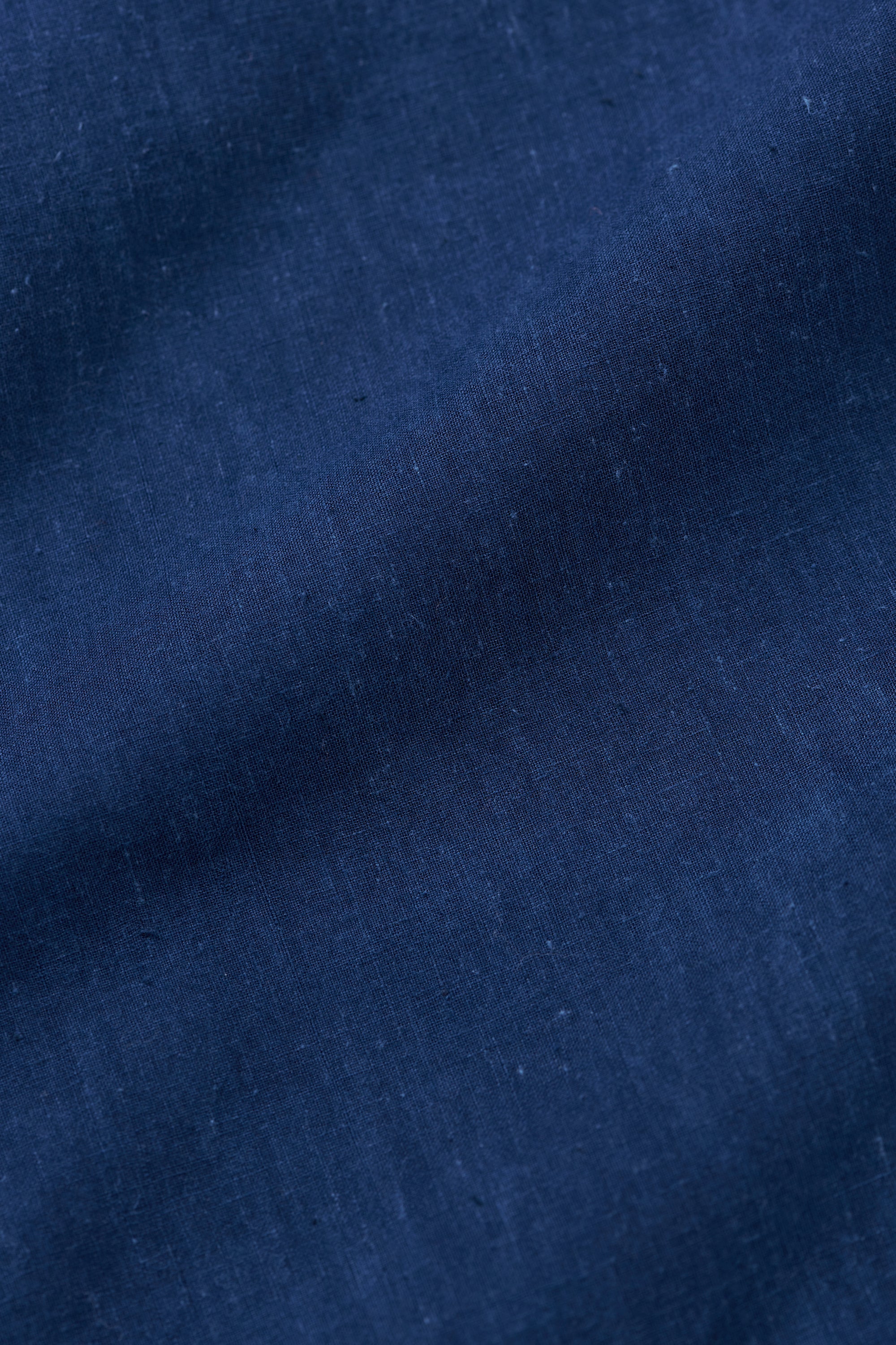 Medium Indigo Band Collar Shirt