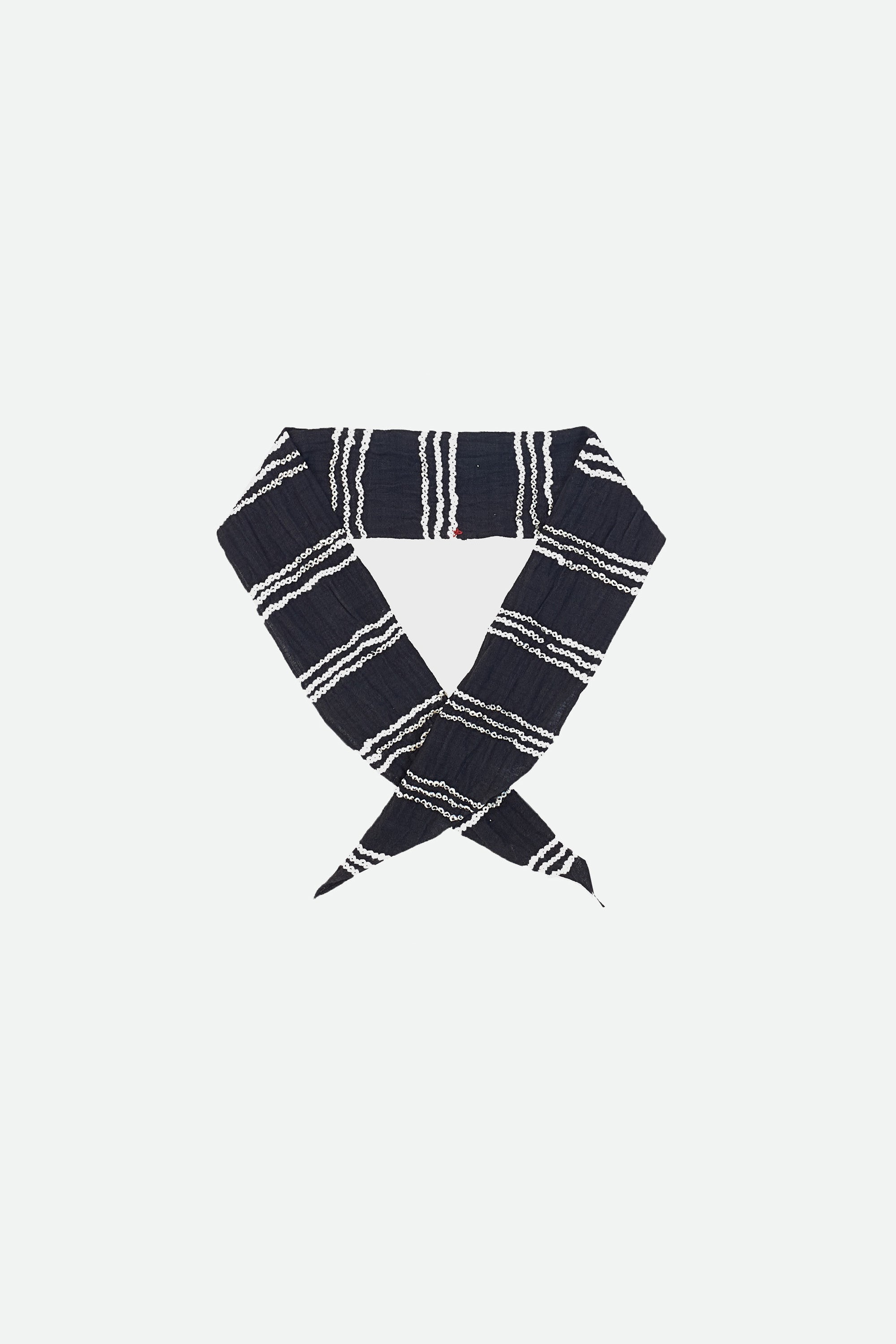 ORGANIC COTTON BANDANA PRINTED WITH NATURAL COLOUR