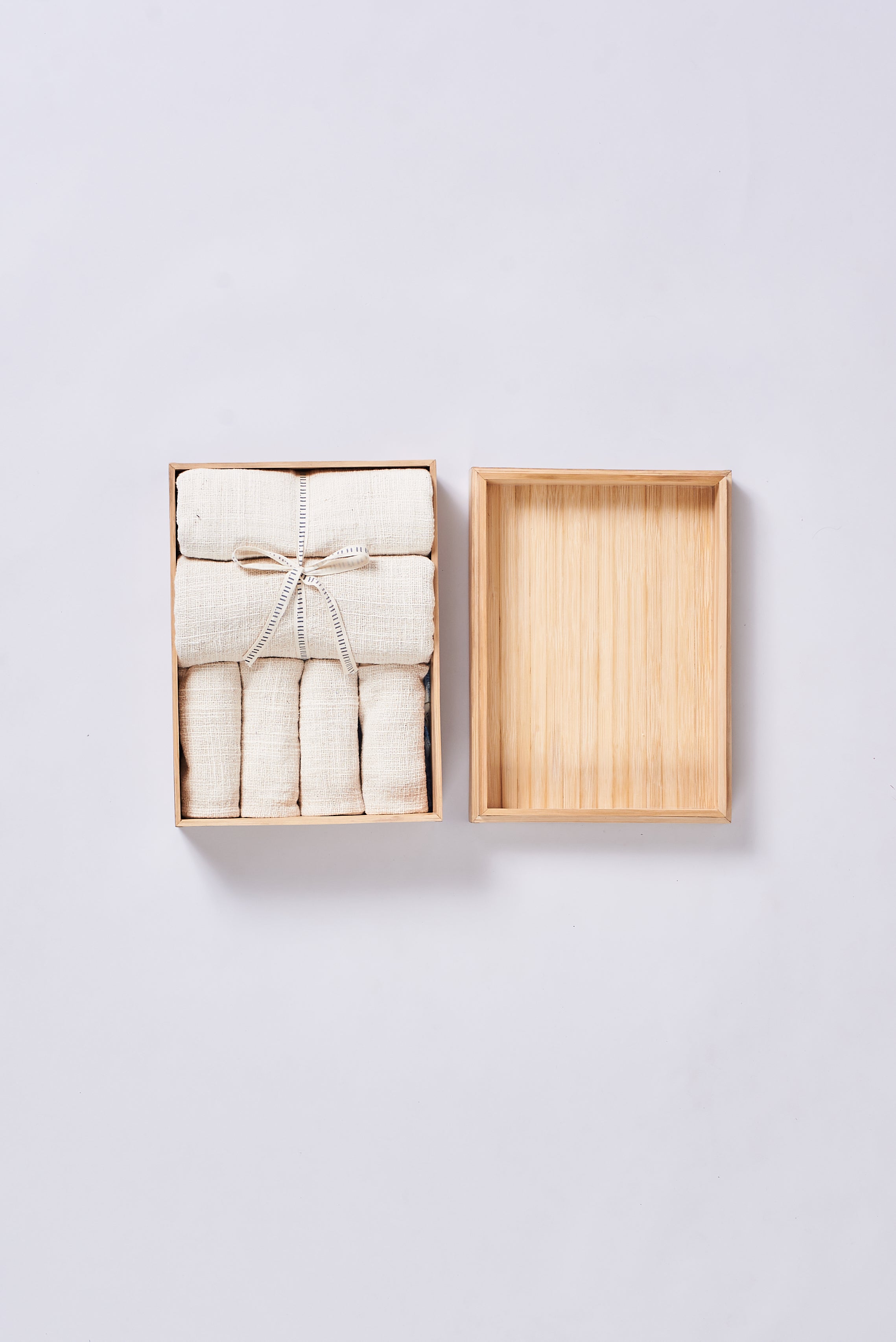 Ecru Organic Cotton Towel Box Set