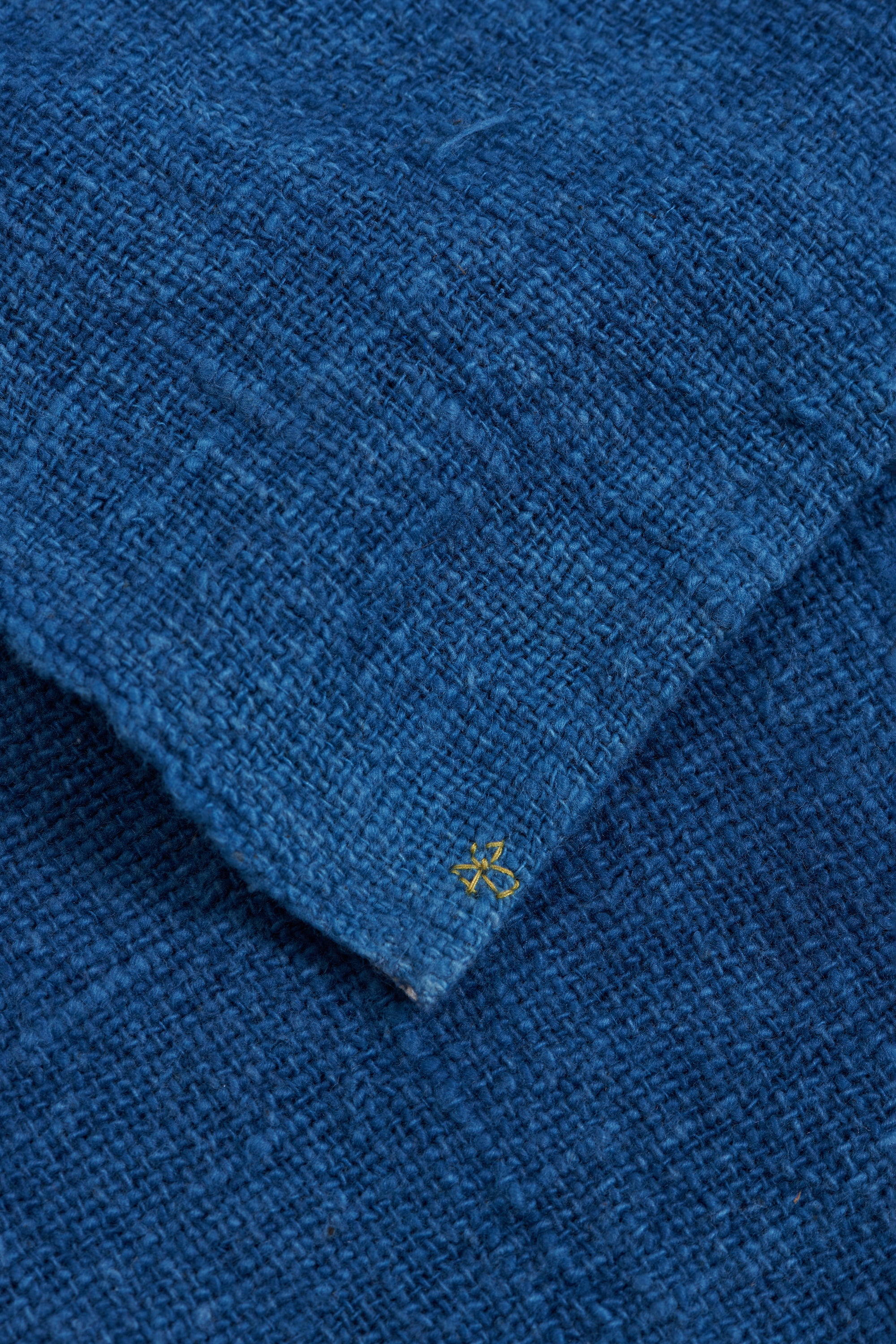 INDIGO HANDPAINTED TOWEL