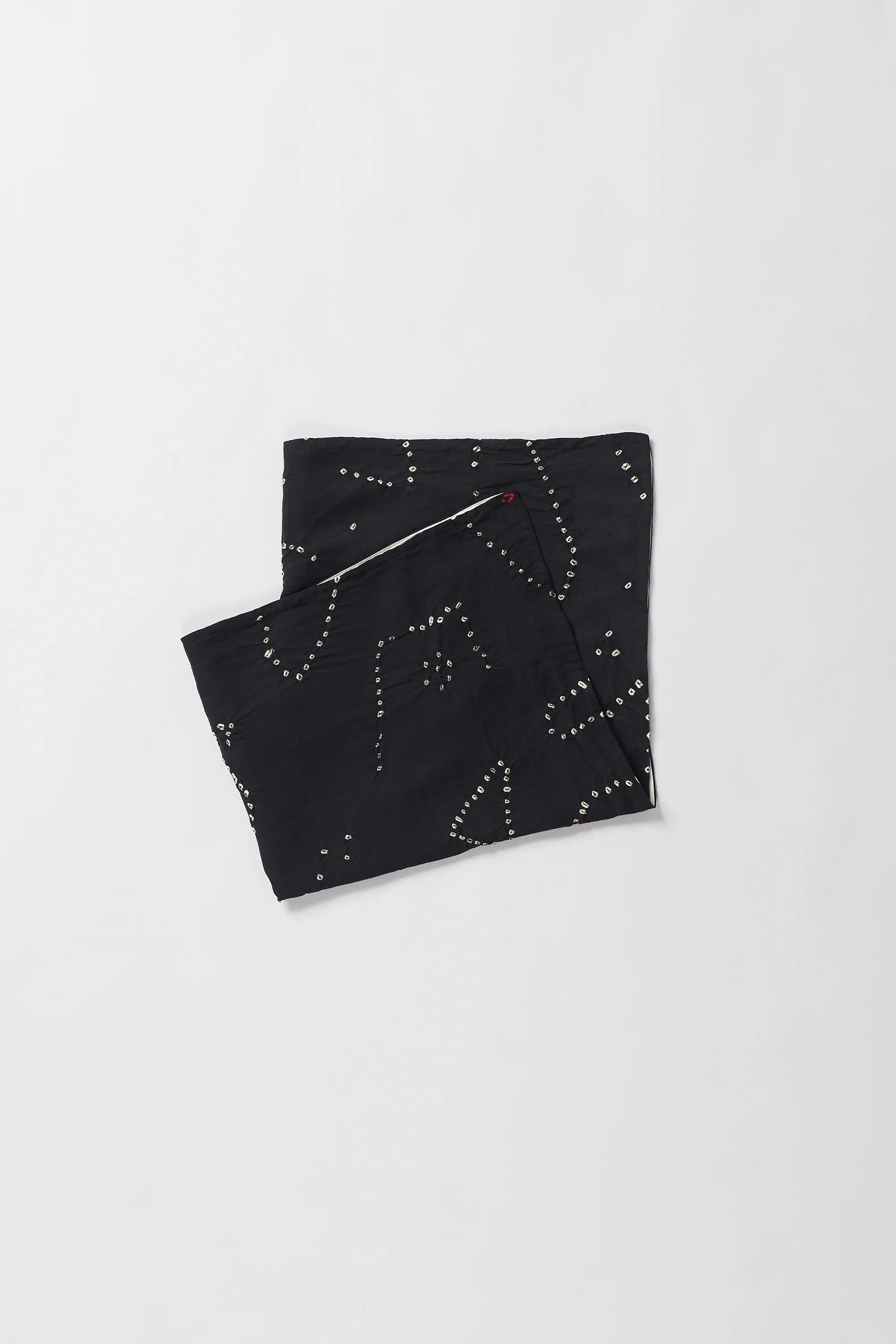 Black Bandhani Scarf