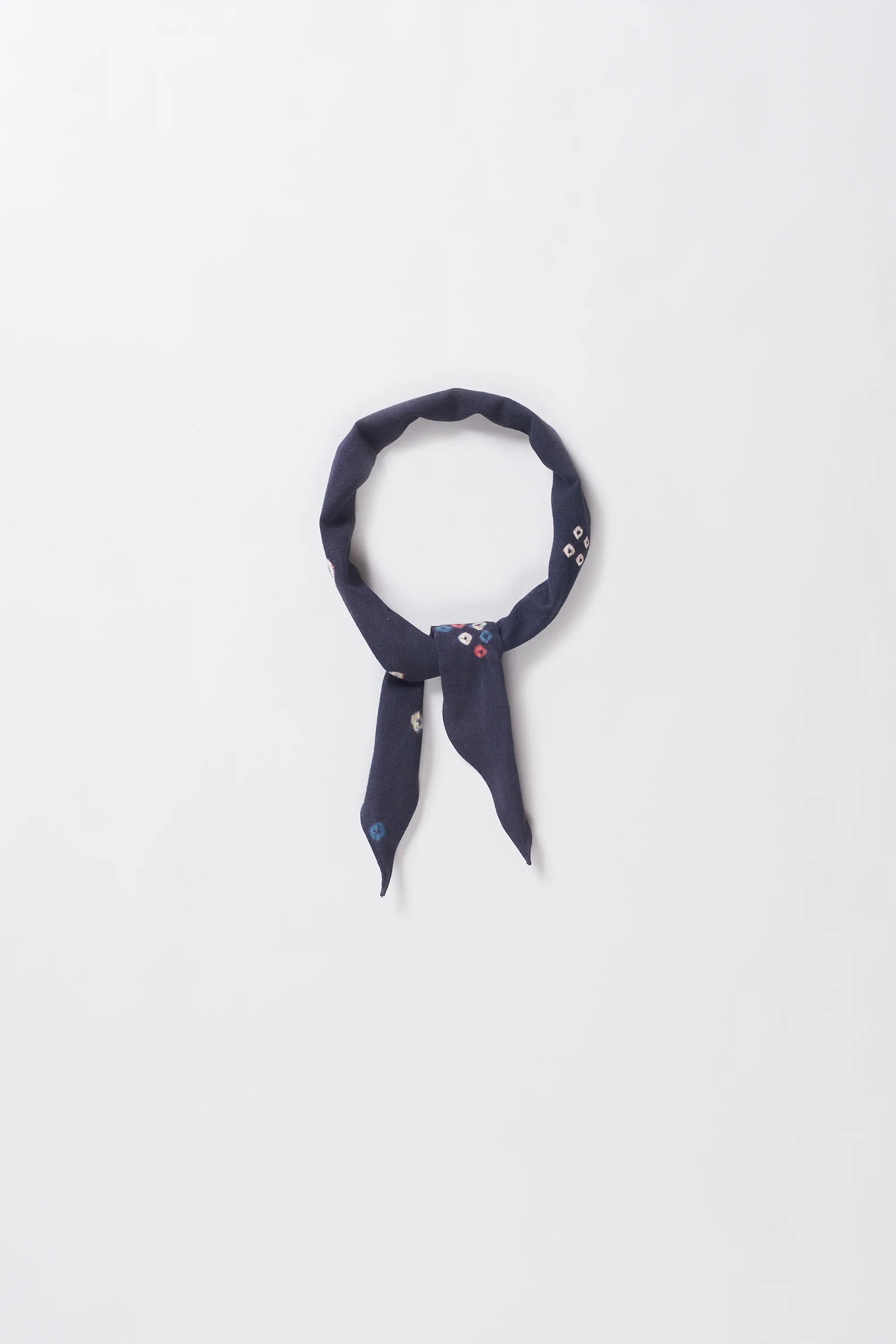 Midnight Indigo Bandhani Bandana