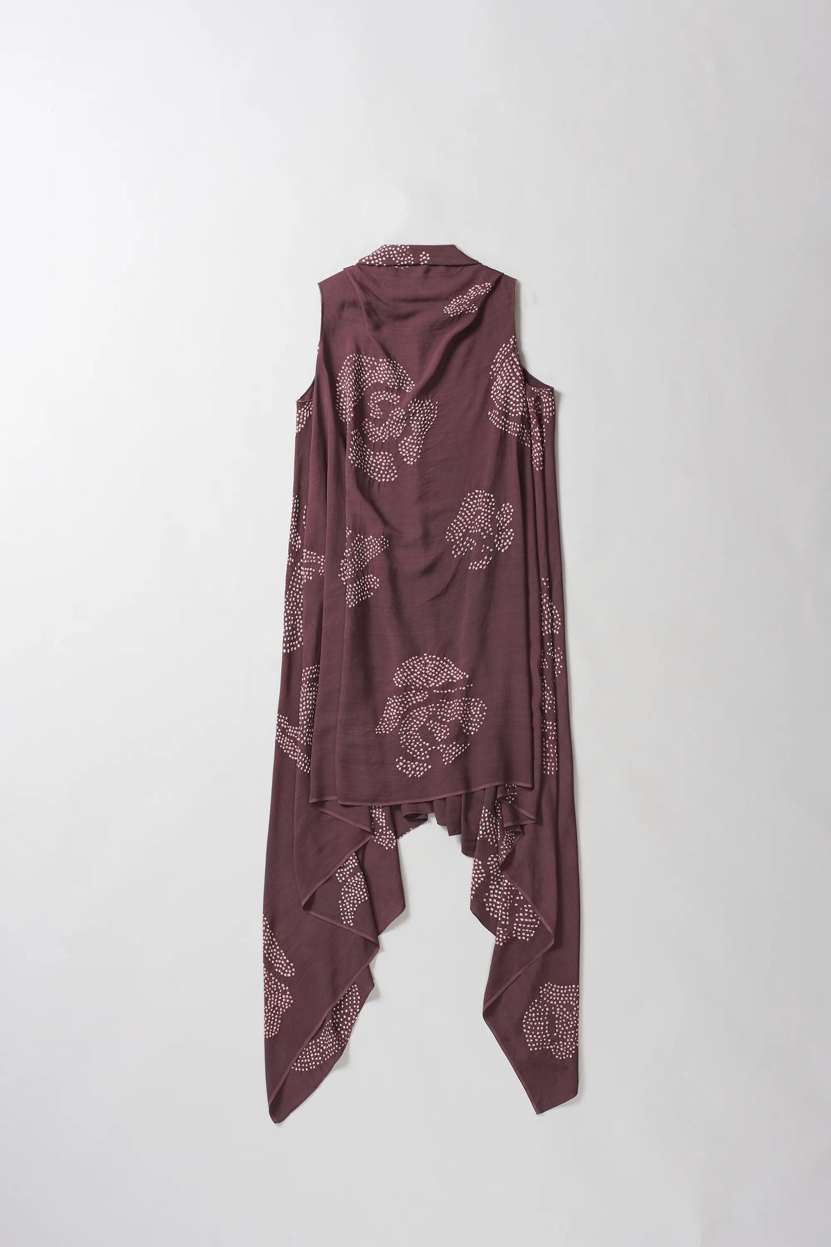 Purple Red Bandhani Top