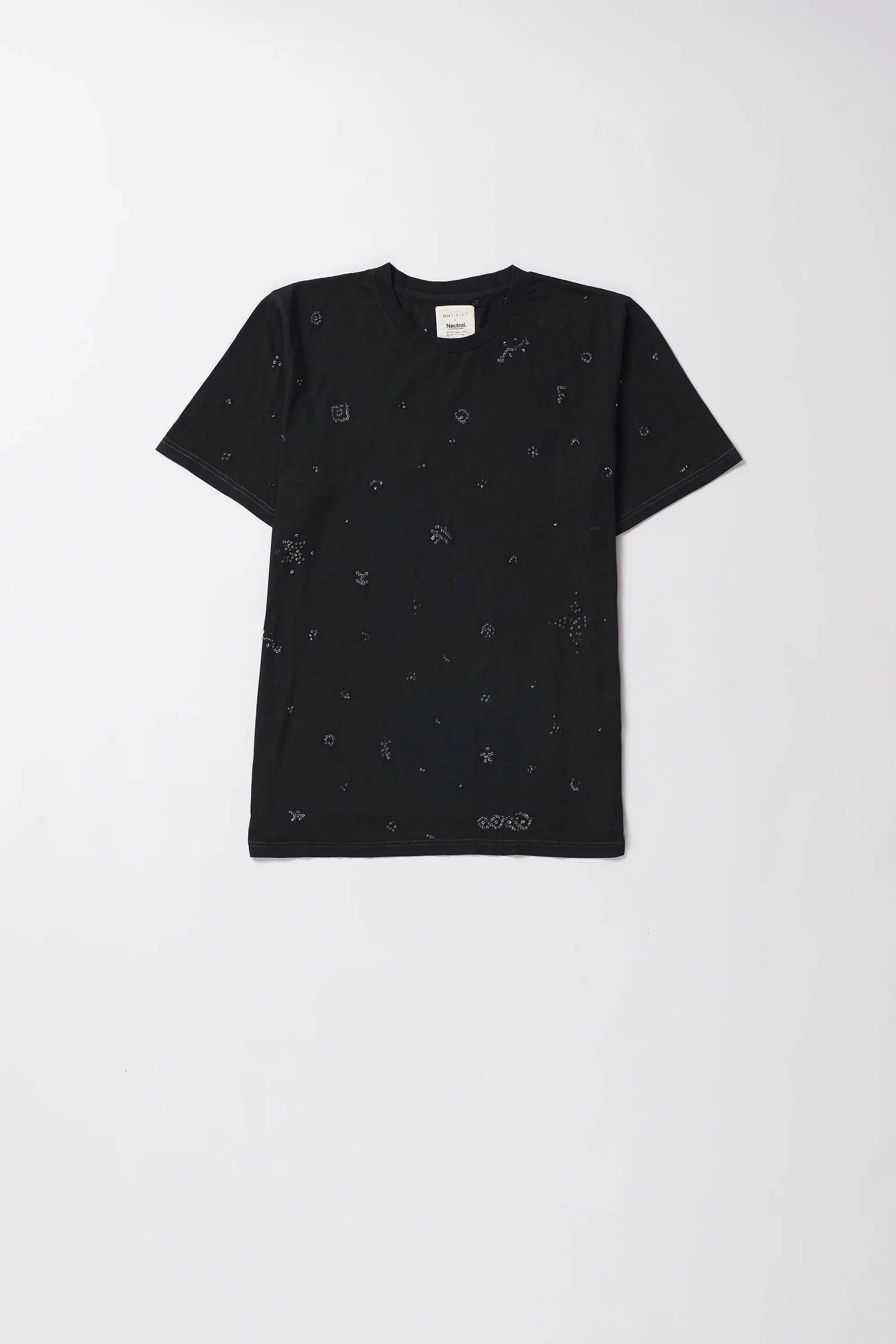 Bandhani Tee Black
