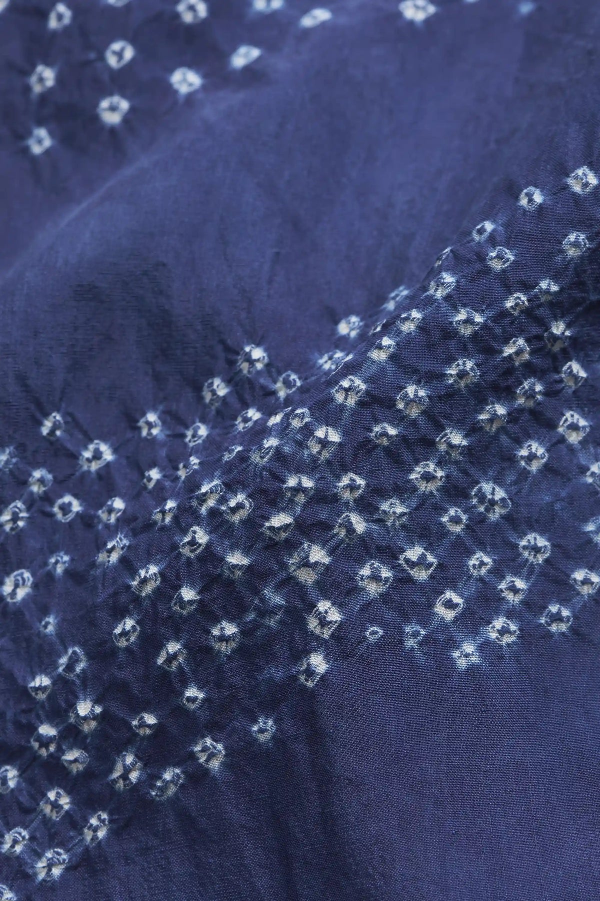 Medium Indigo Relaxed Bandhani Shirt