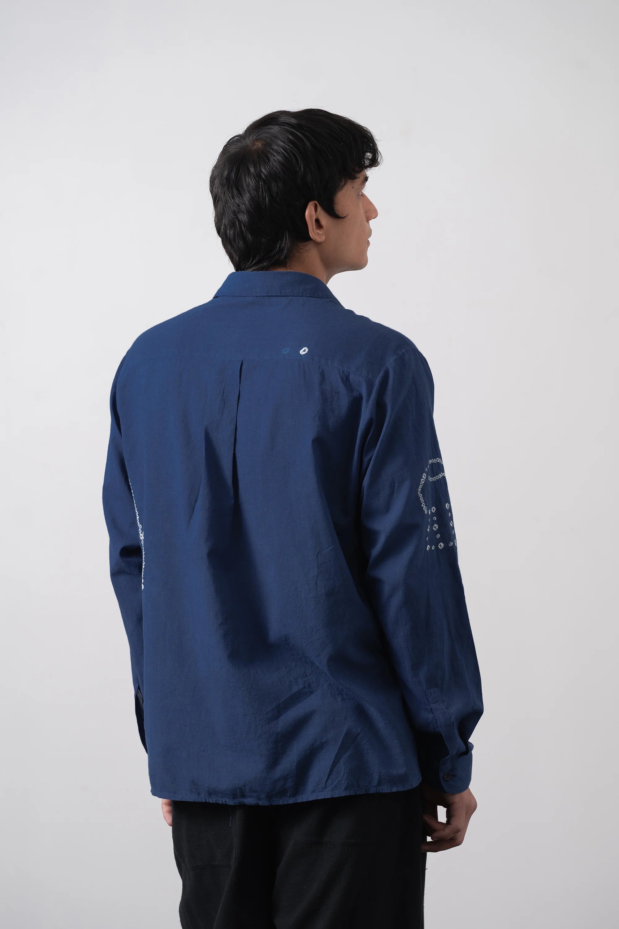 Lovers Shirt with Sargasso Bandhani Motifs