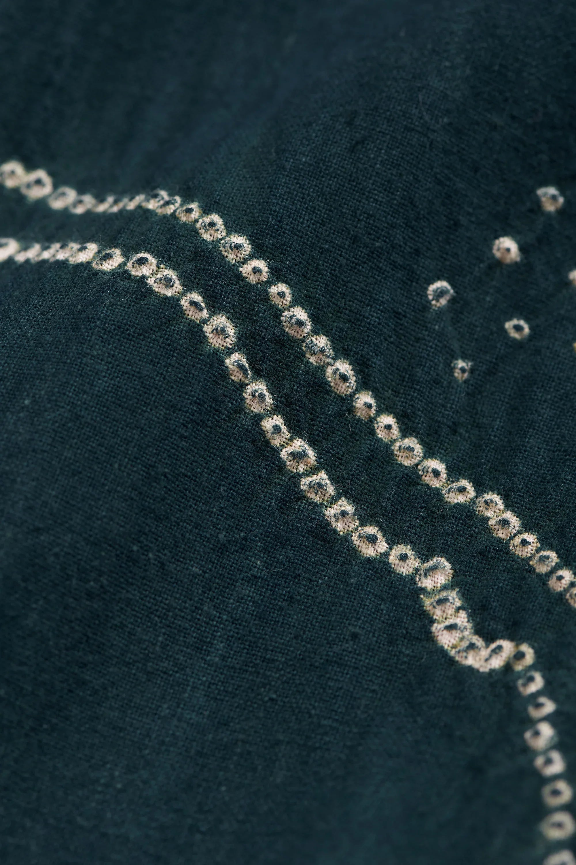 Kimono-Sleeve Shirt in Bottle Green