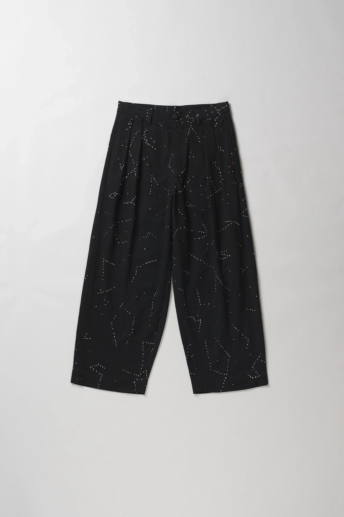 Wide Leg Black Trousers