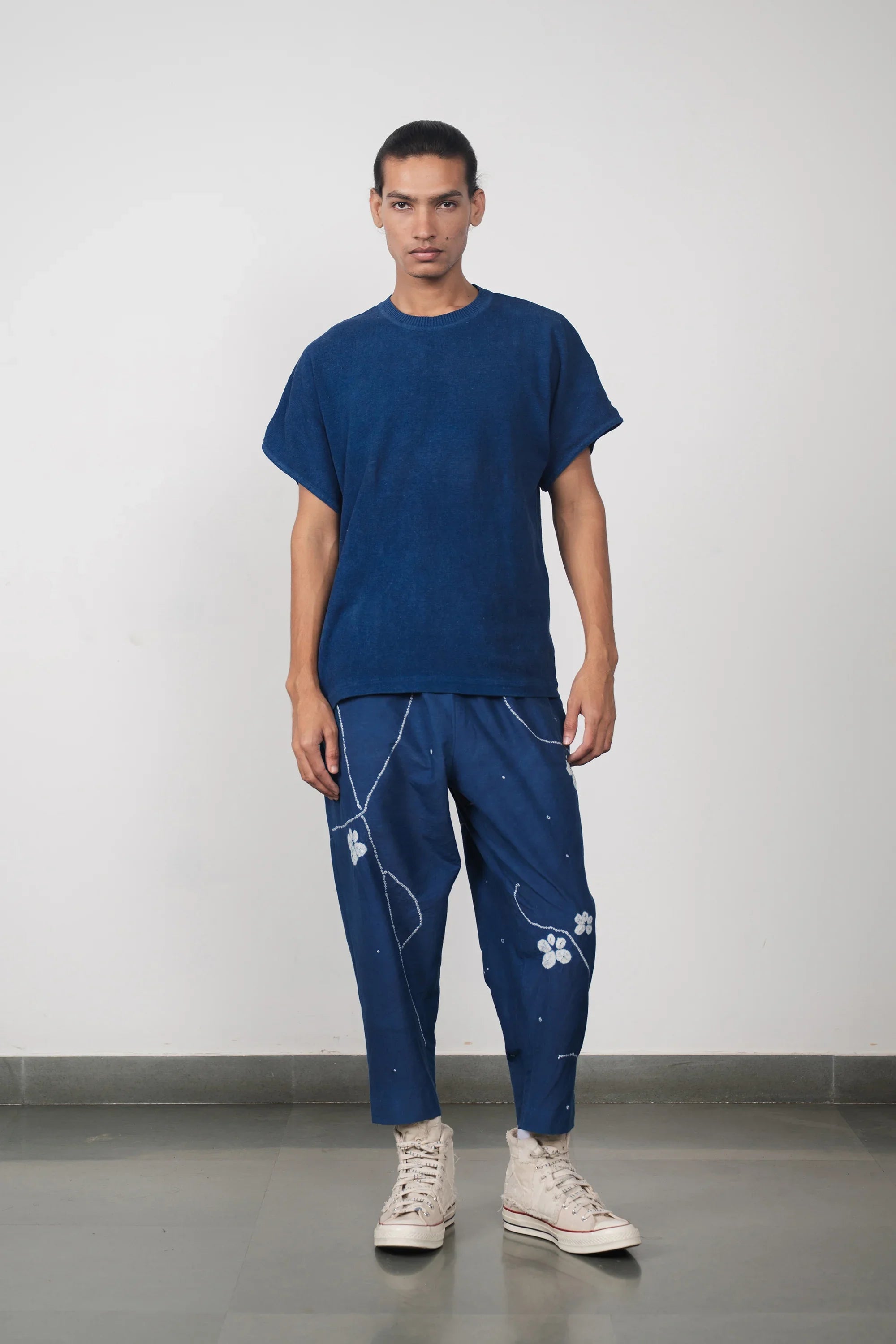 Cotton Silk Sargam Bandhani Pant