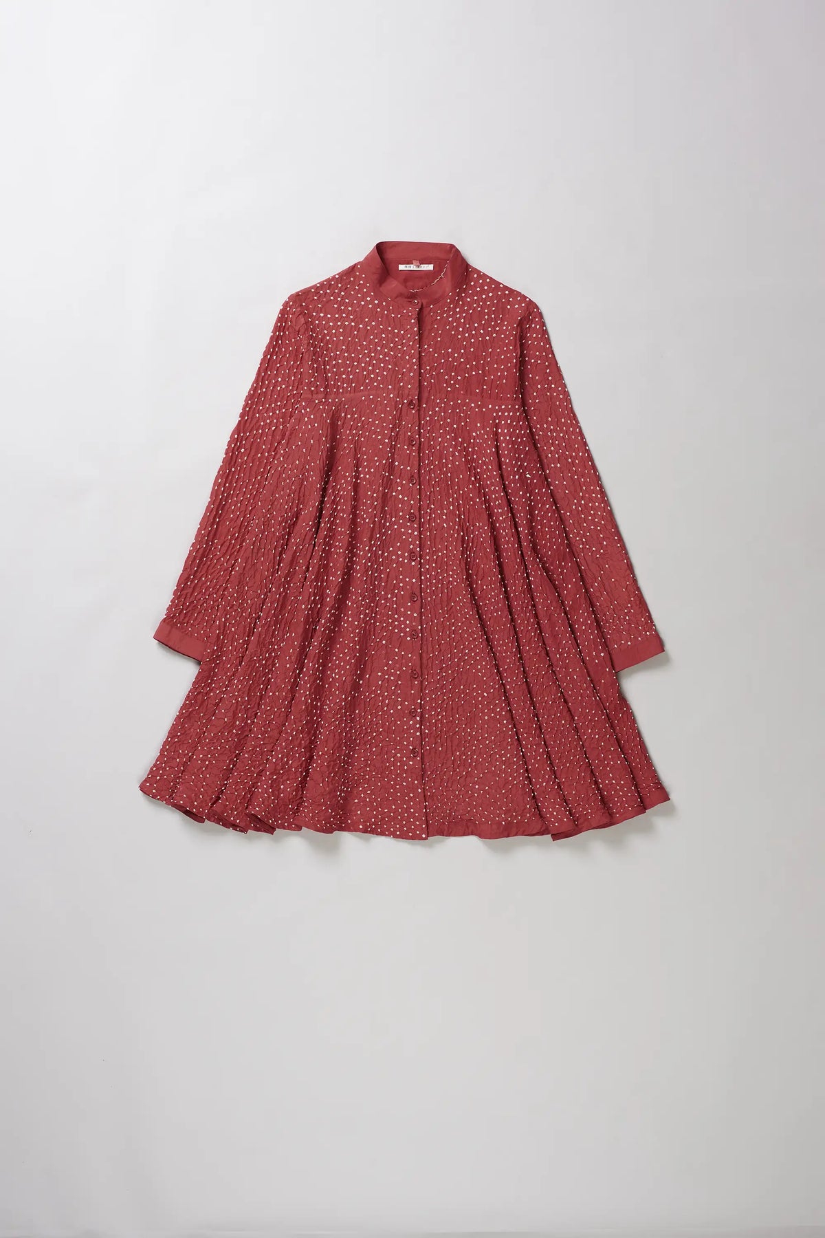 Pink Wood Dress in Silk