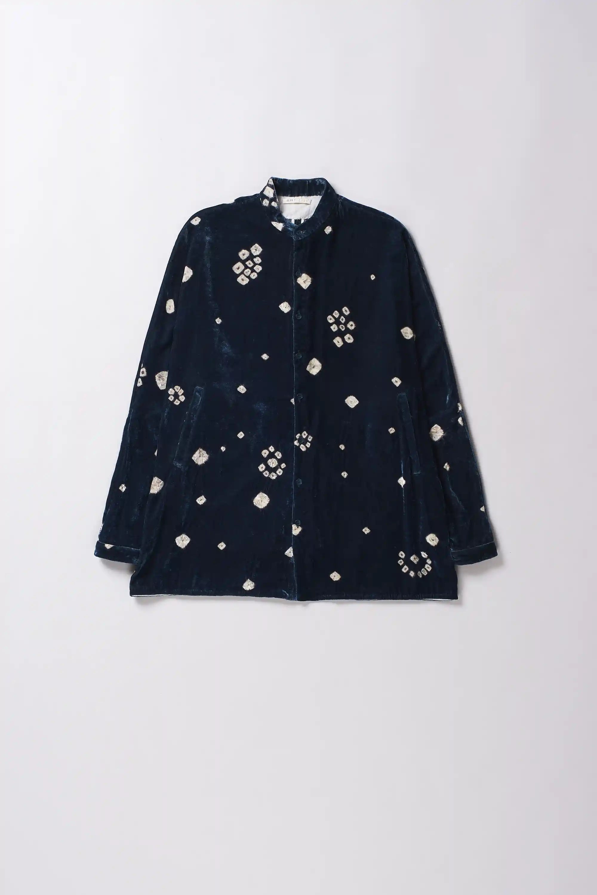 Front image of a estate blue shirt